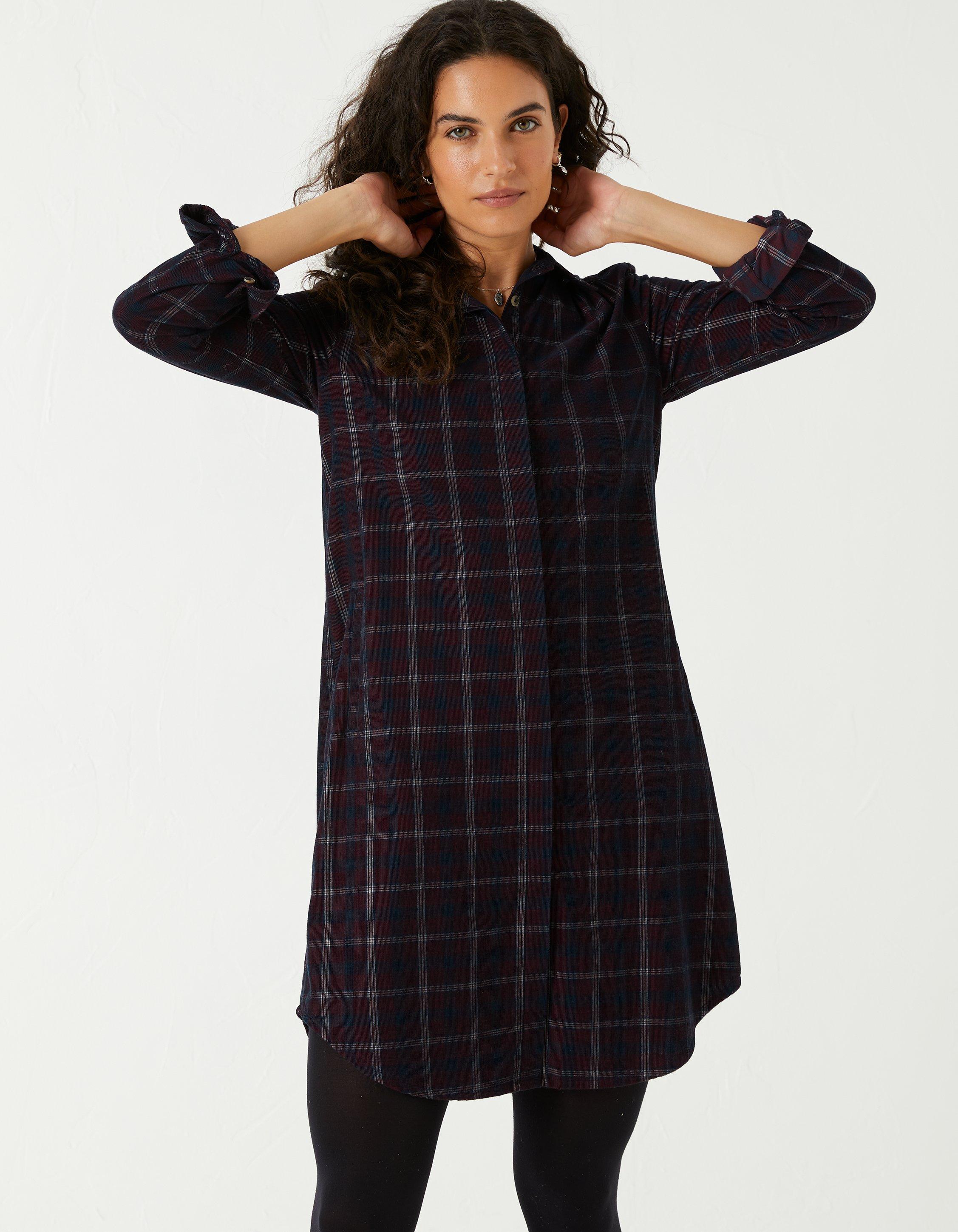 【REMI RELIEF/レミレリーフ】CHECK SHIRT DRESS