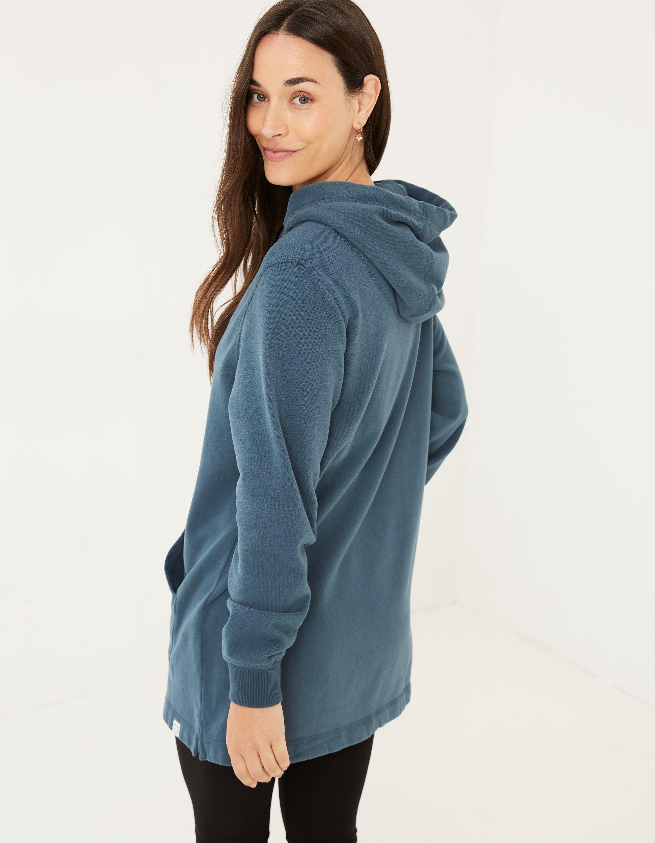 Ladies on sale longline hoodie