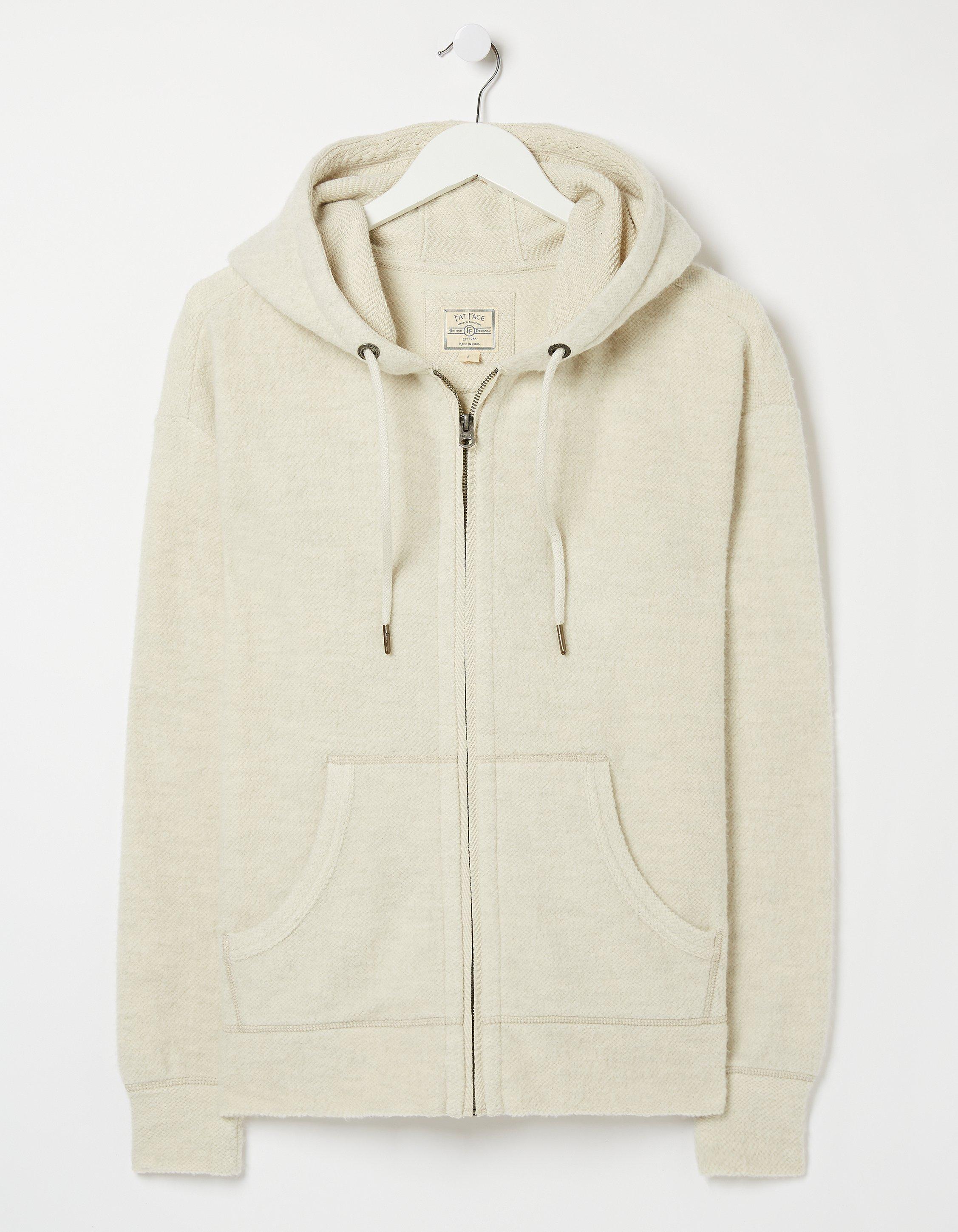 Fat face zip online hoodie