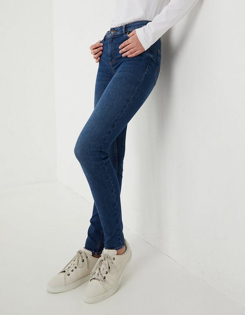 Harlow Waist Super Skinny Jeans, Jeans & Dungarees | FatFace.com