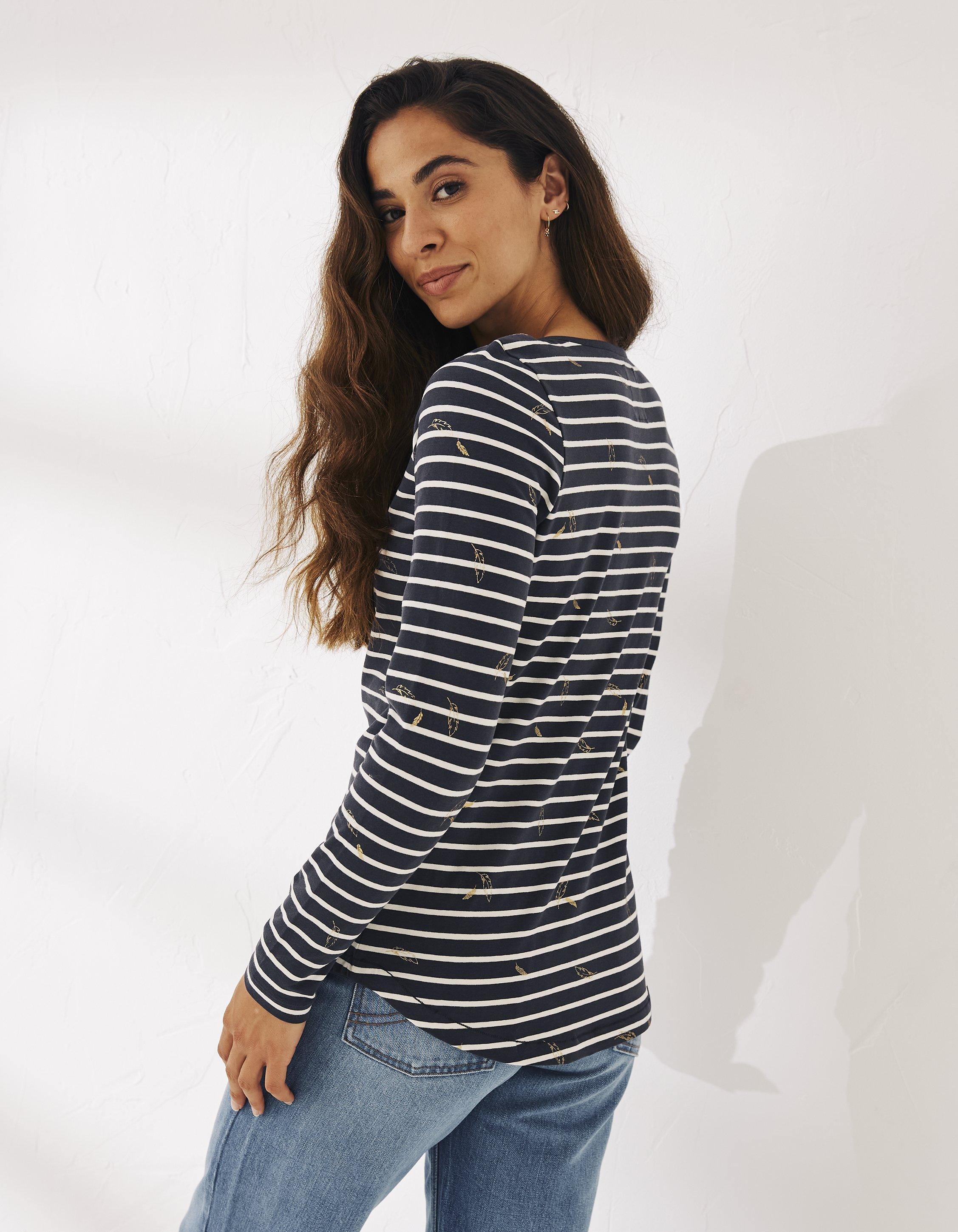 Striped Feather T-Shirt