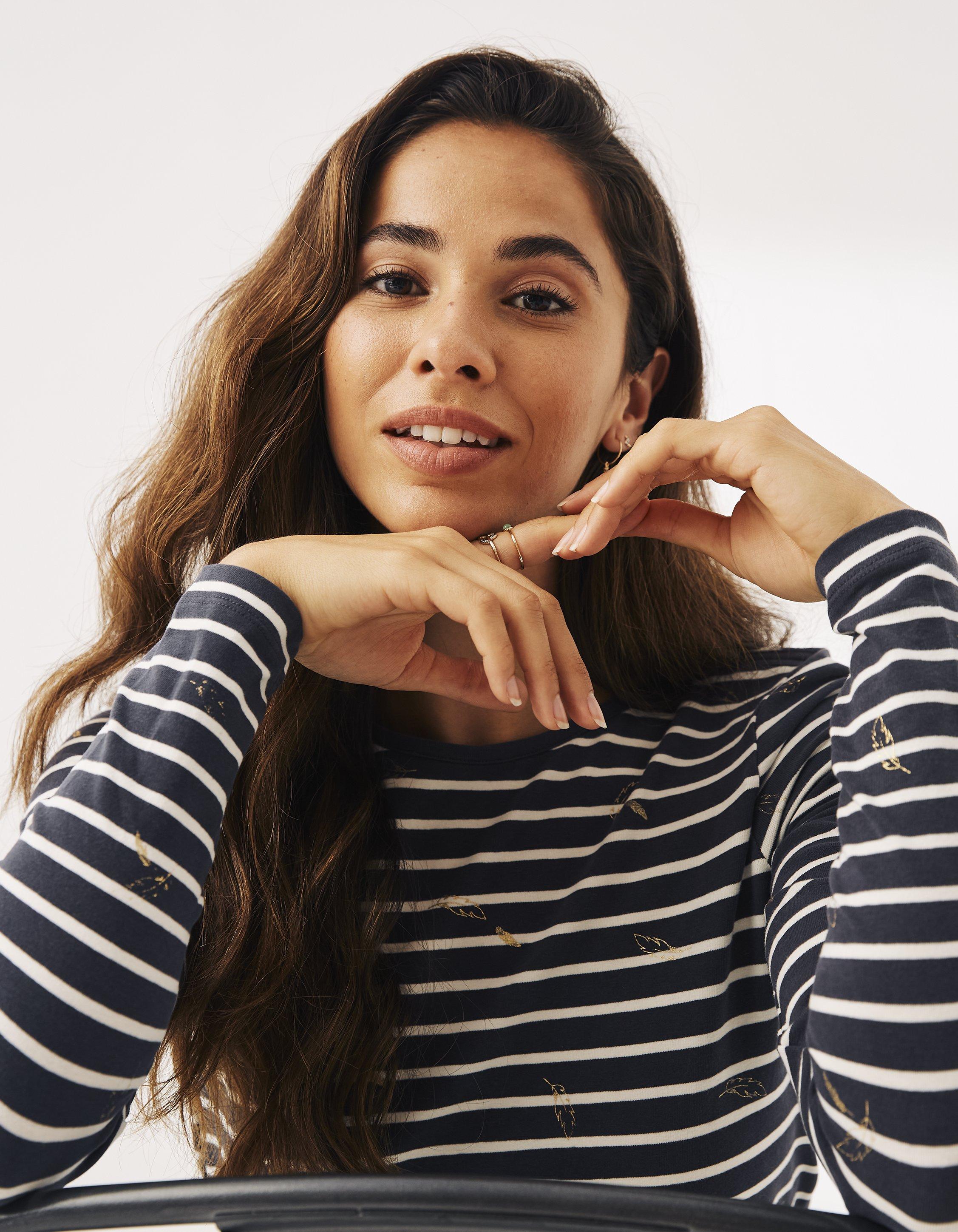 Striped Feather T-Shirt