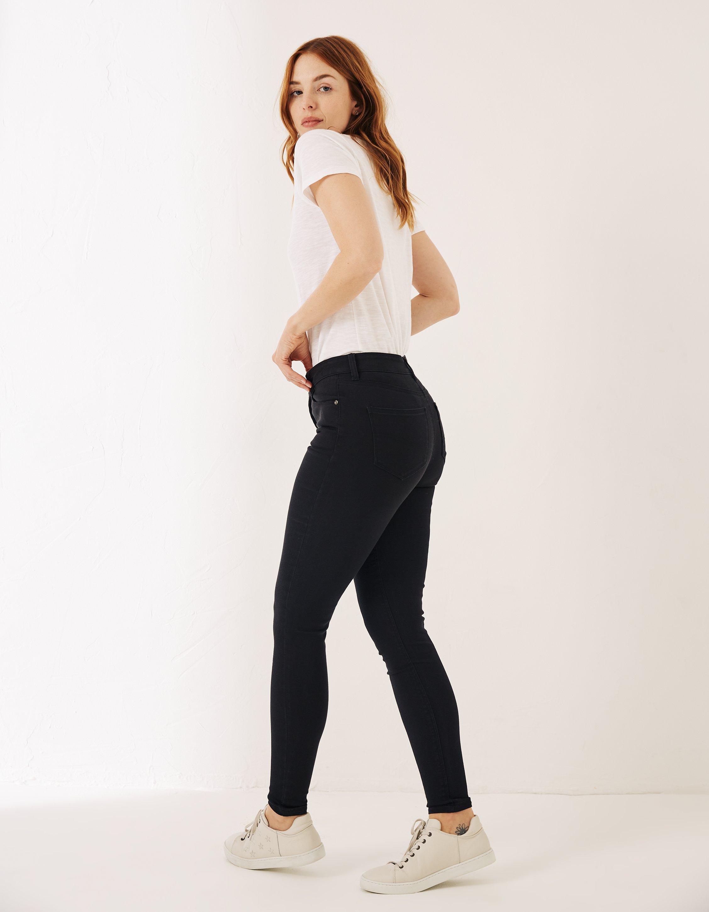 High Waist Ladies Black Cotton Jeggings, Casual Wear, Skinny Fit at Rs 100  in Surat