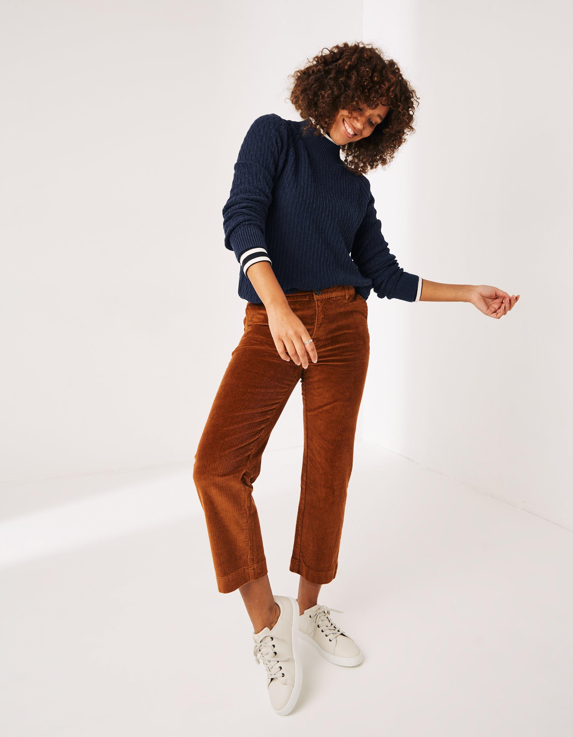 Petite on sale corduroy trousers