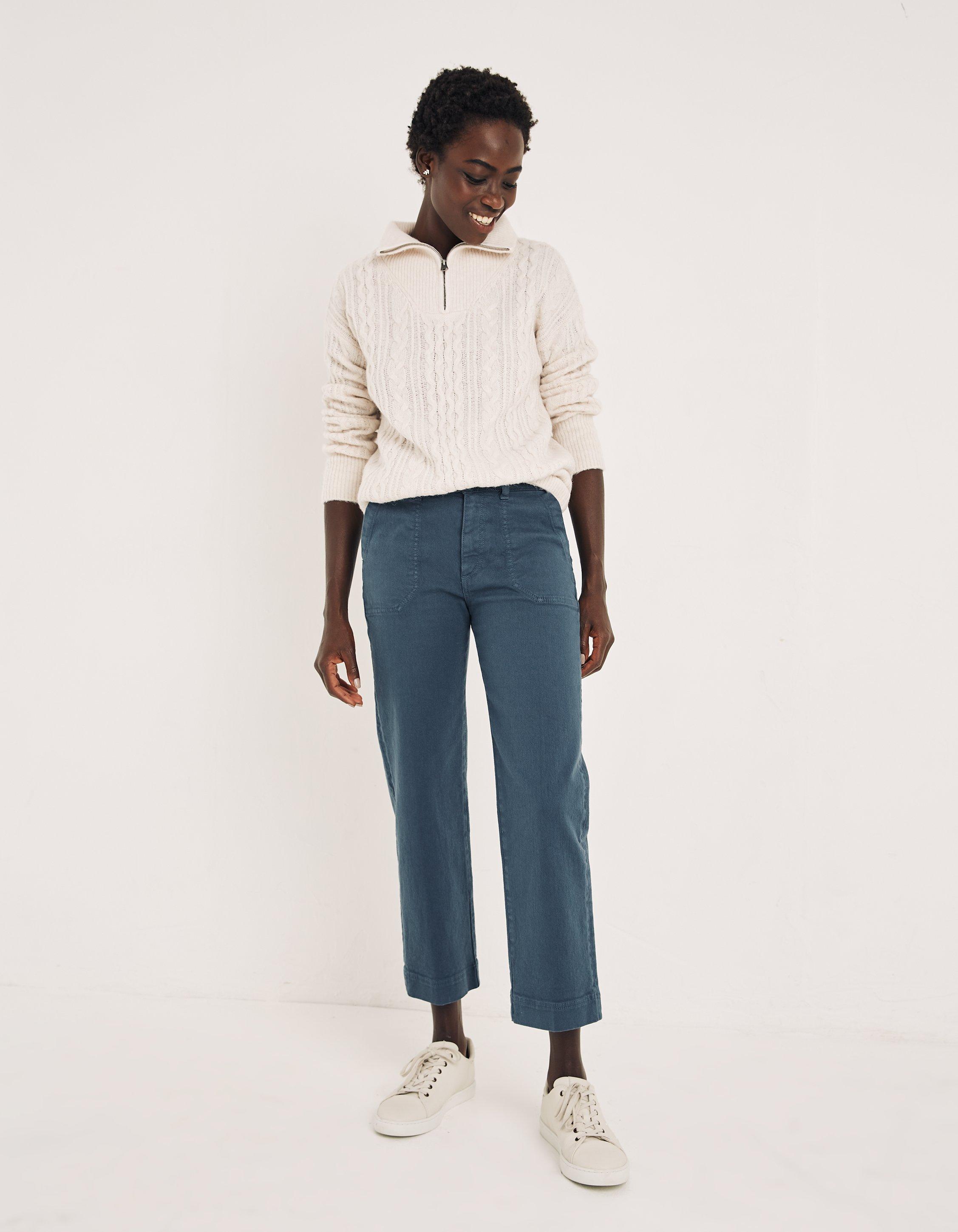 Fat face hotsell cropped trousers