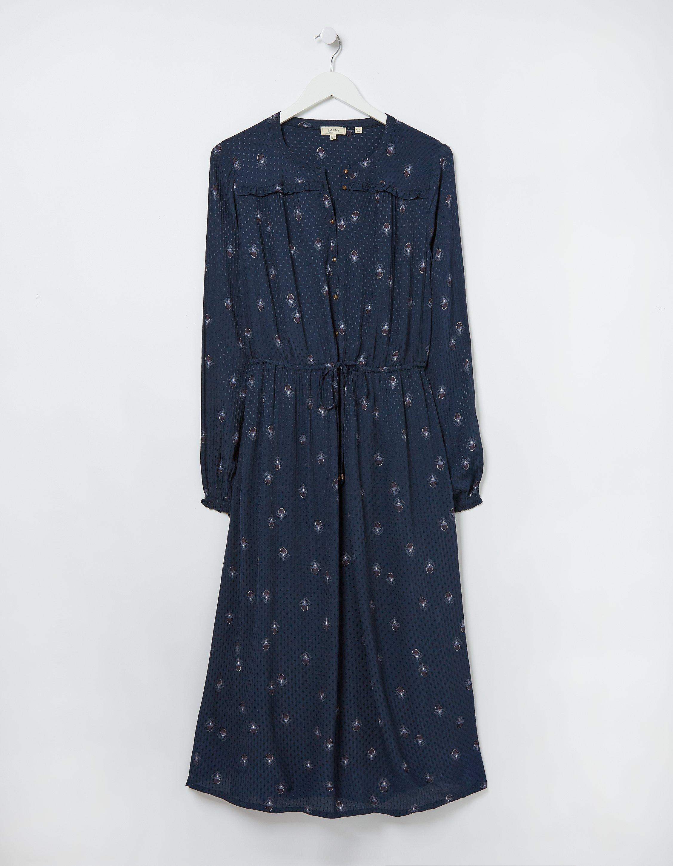 fat face navy dress