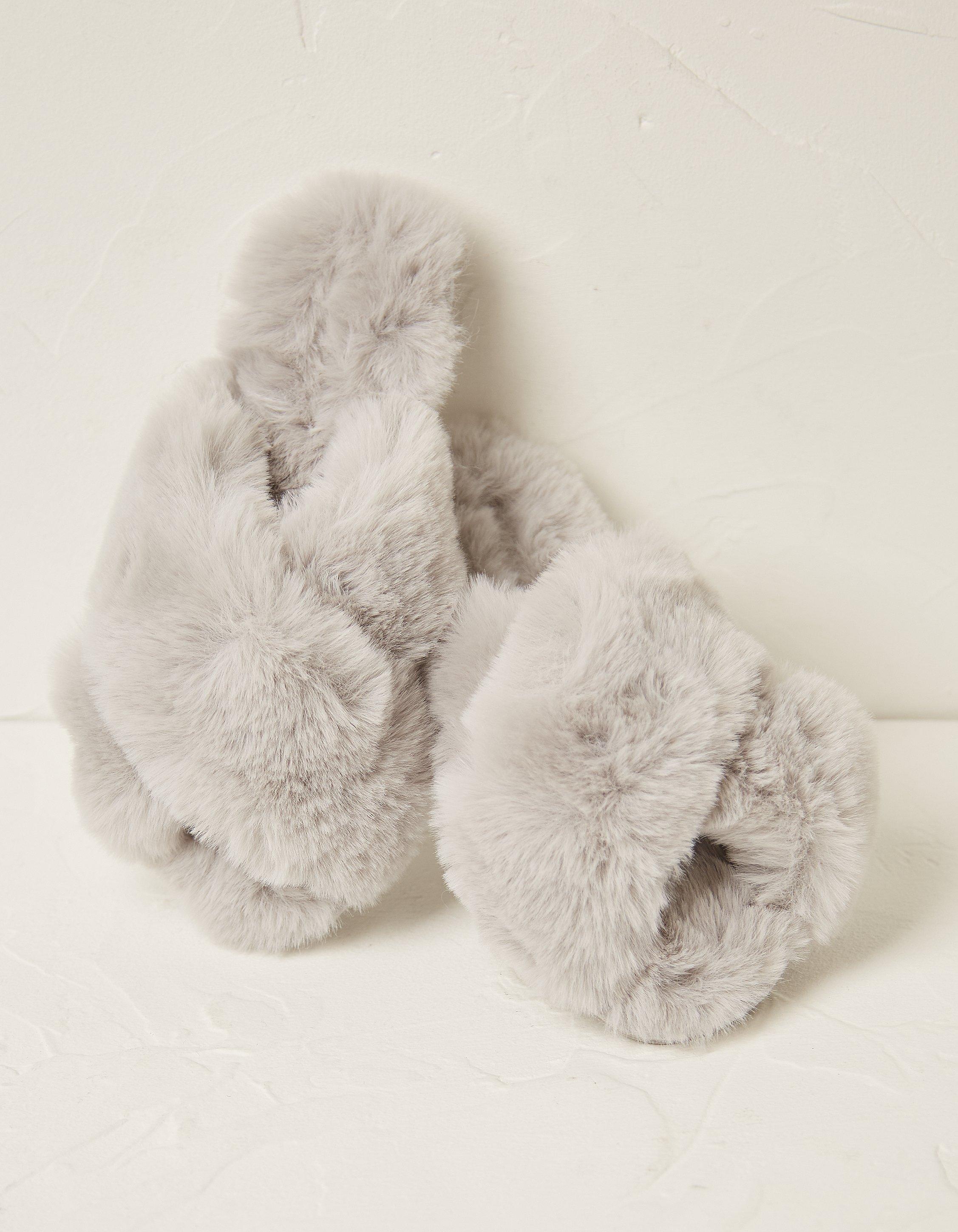 White company mule discount slippers