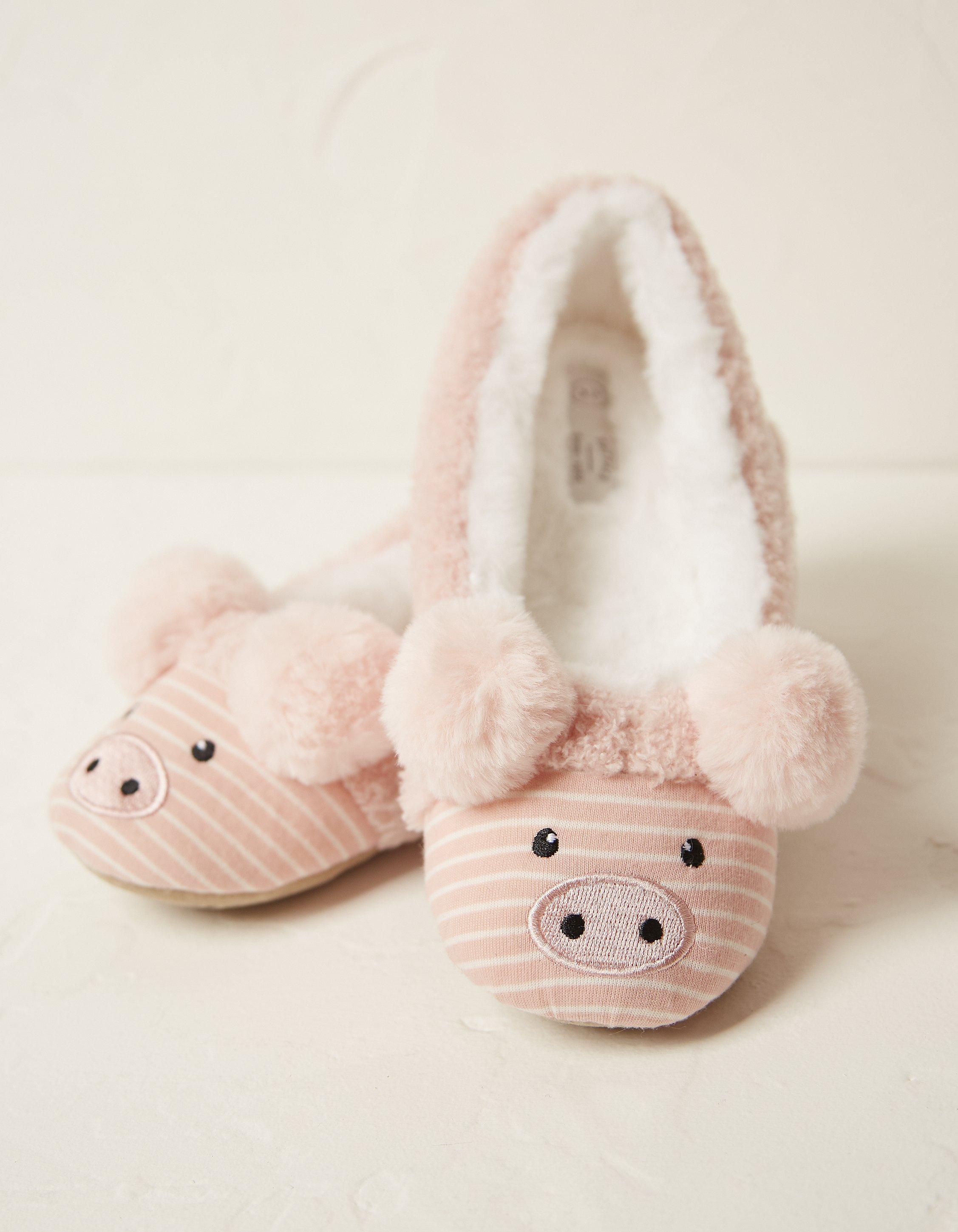 Kawaii Piglet Fluffy Slippers