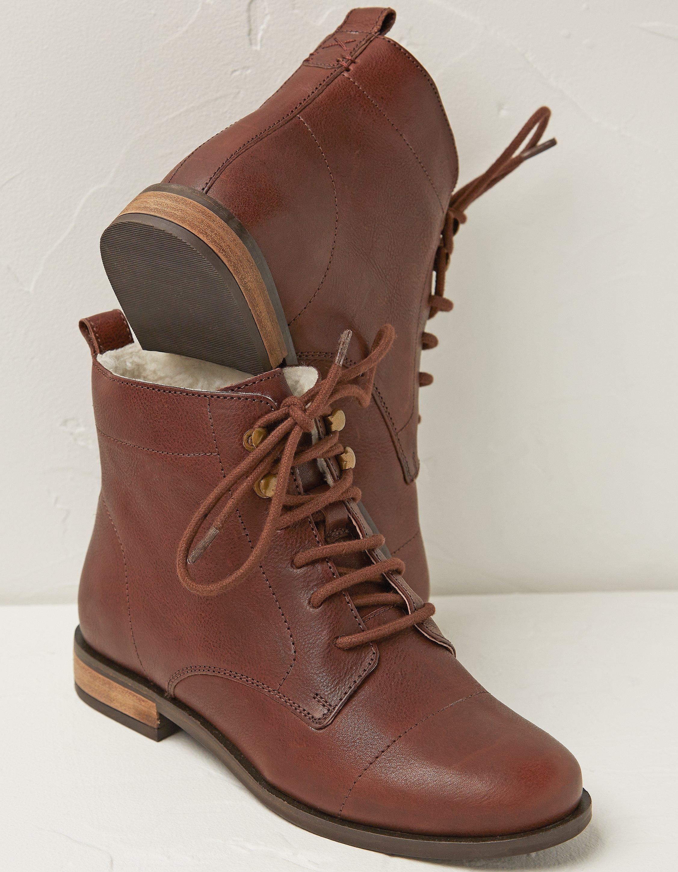 fatface lace up boots