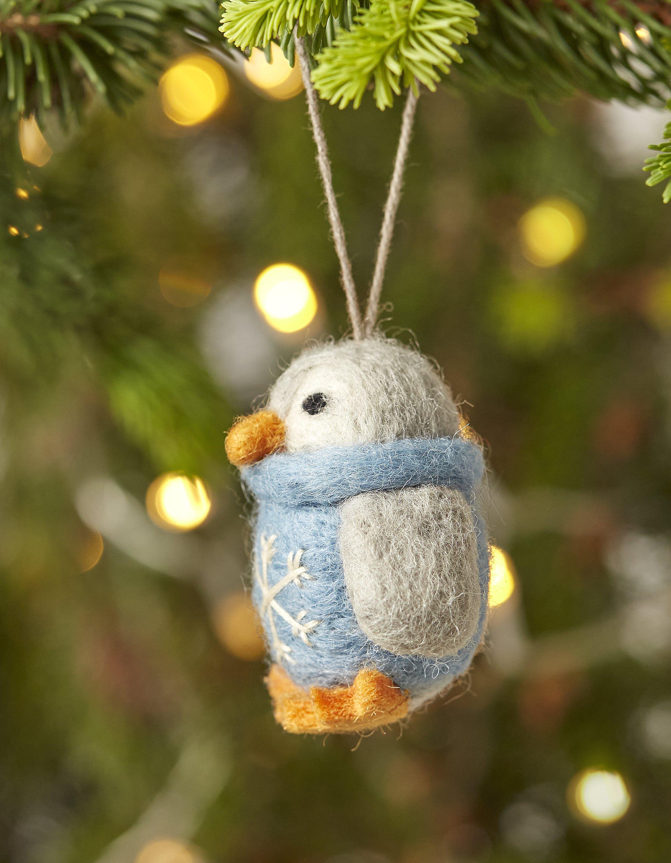 Felt Penguin Ornament