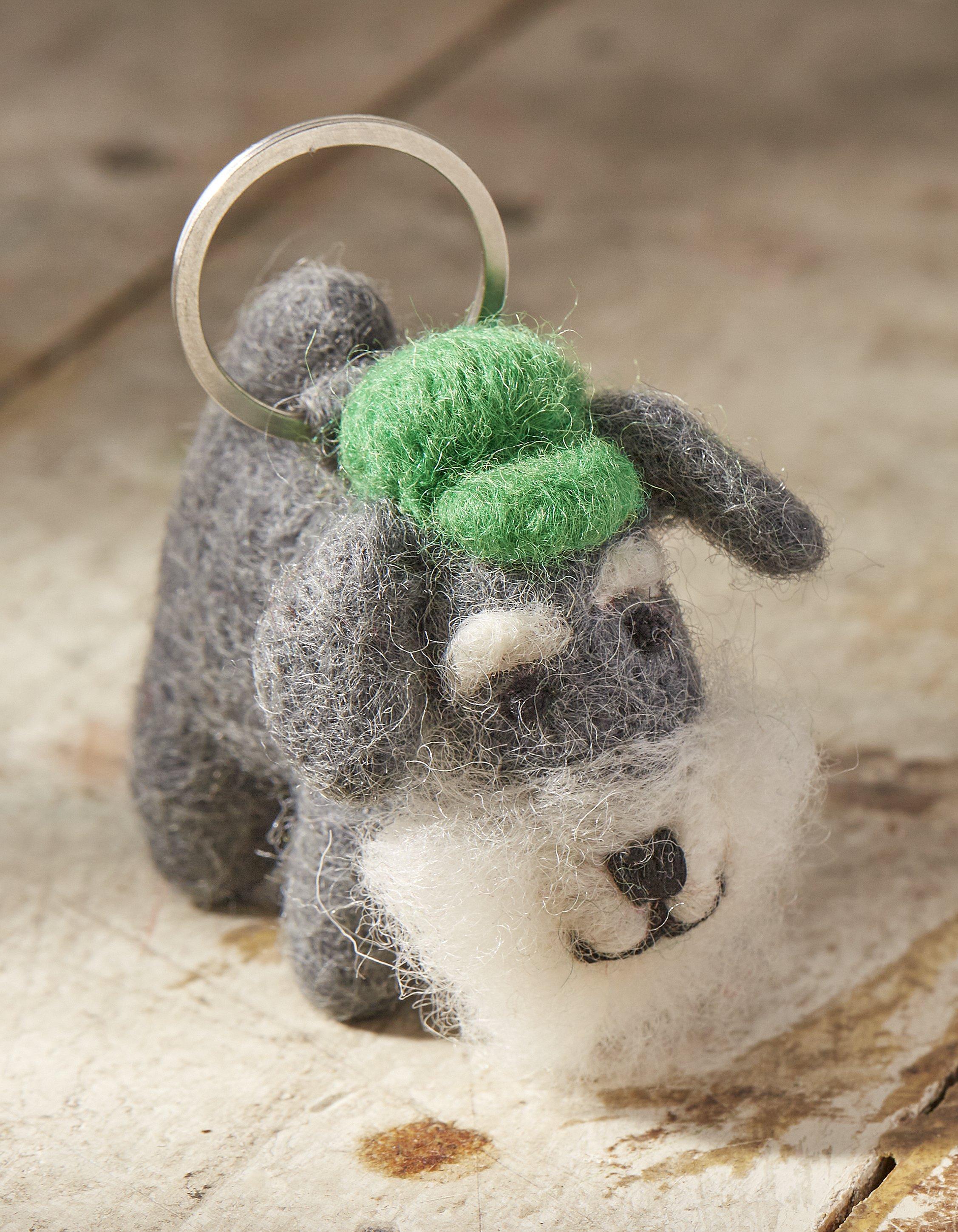 Felt Dog Keyrings