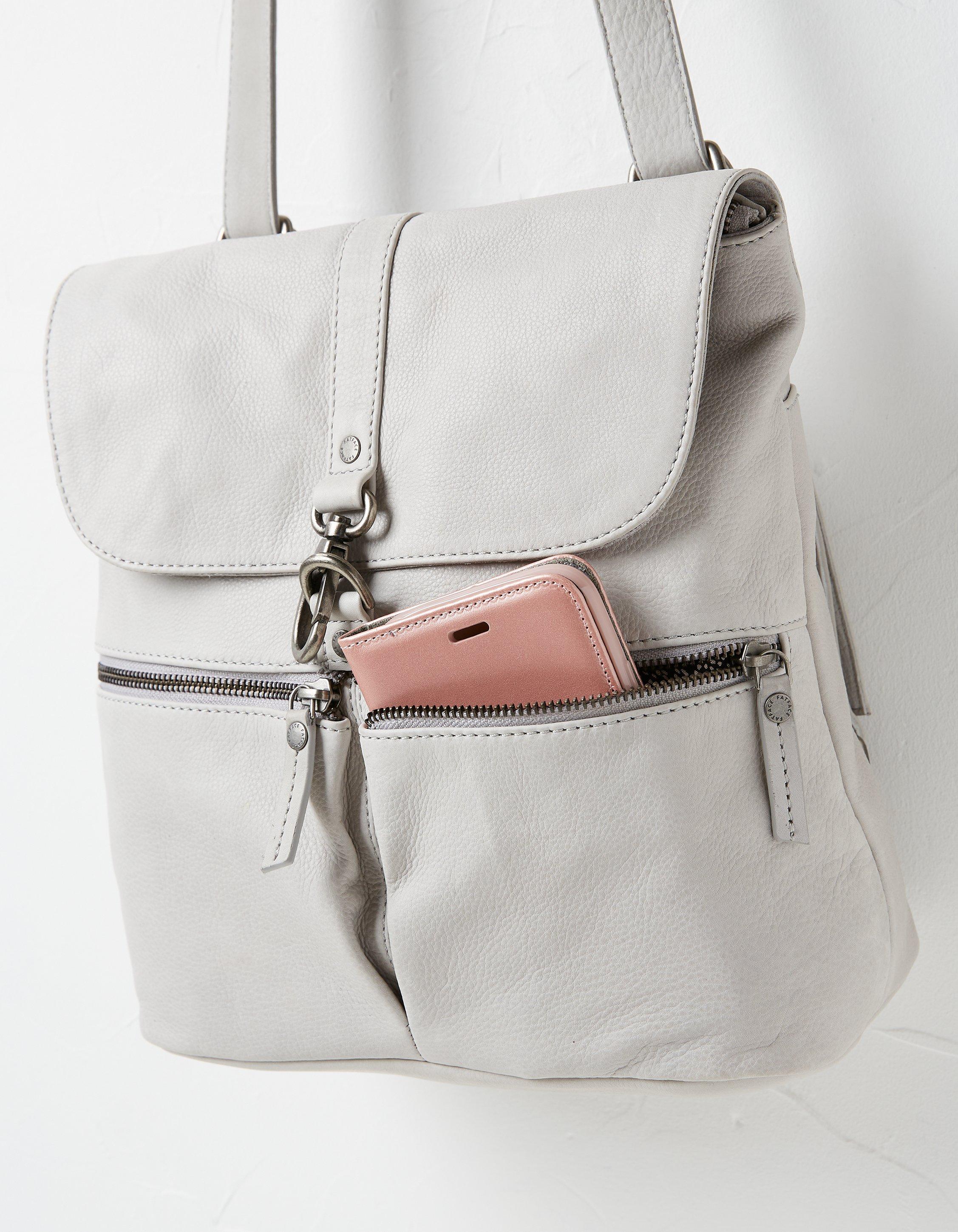 Fat face leather online rucksack