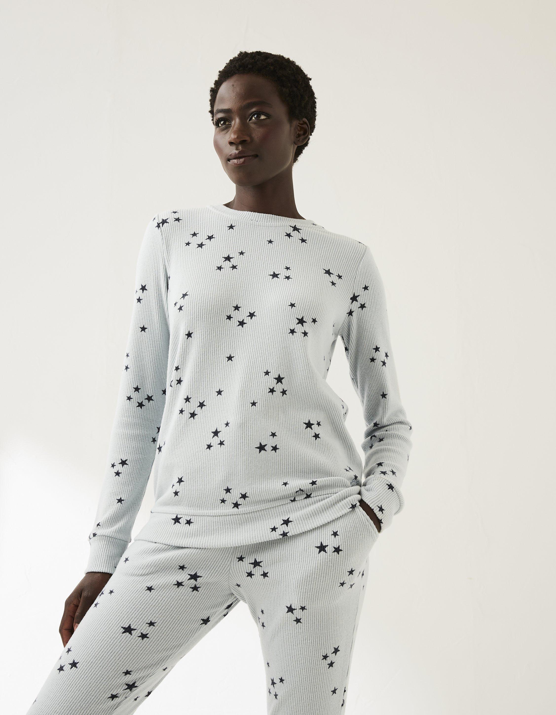 Hannah Star Lounge Crew Neck Top