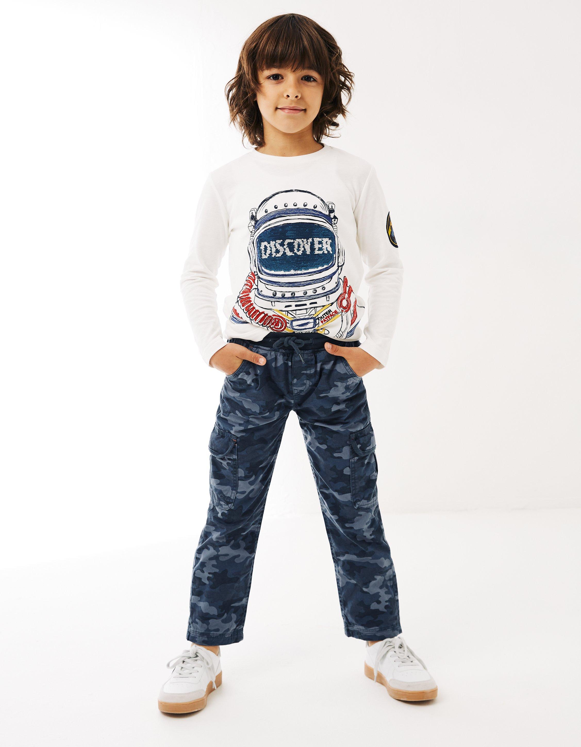 Kids on sale camo trousers