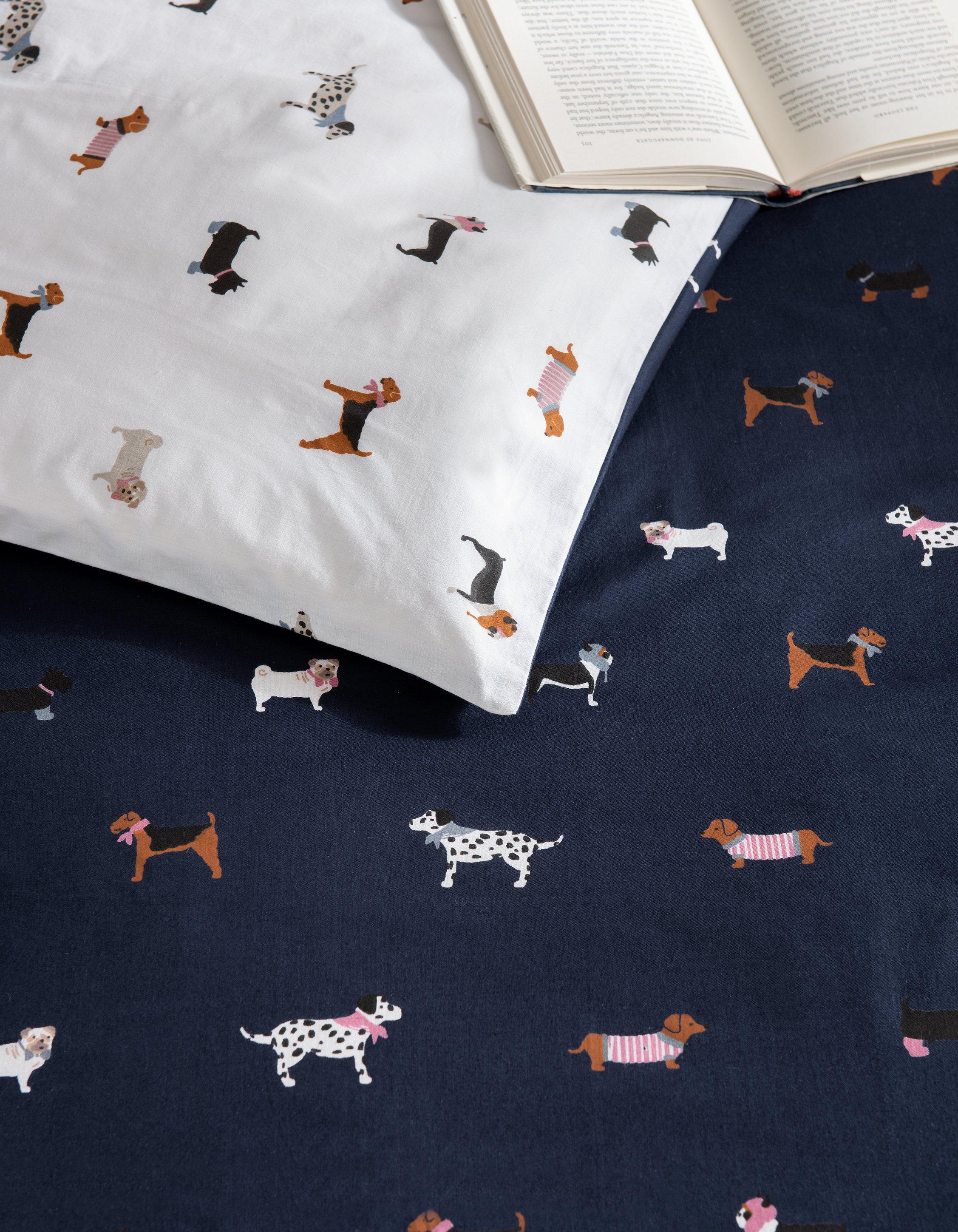 Dog print sheets queen sale