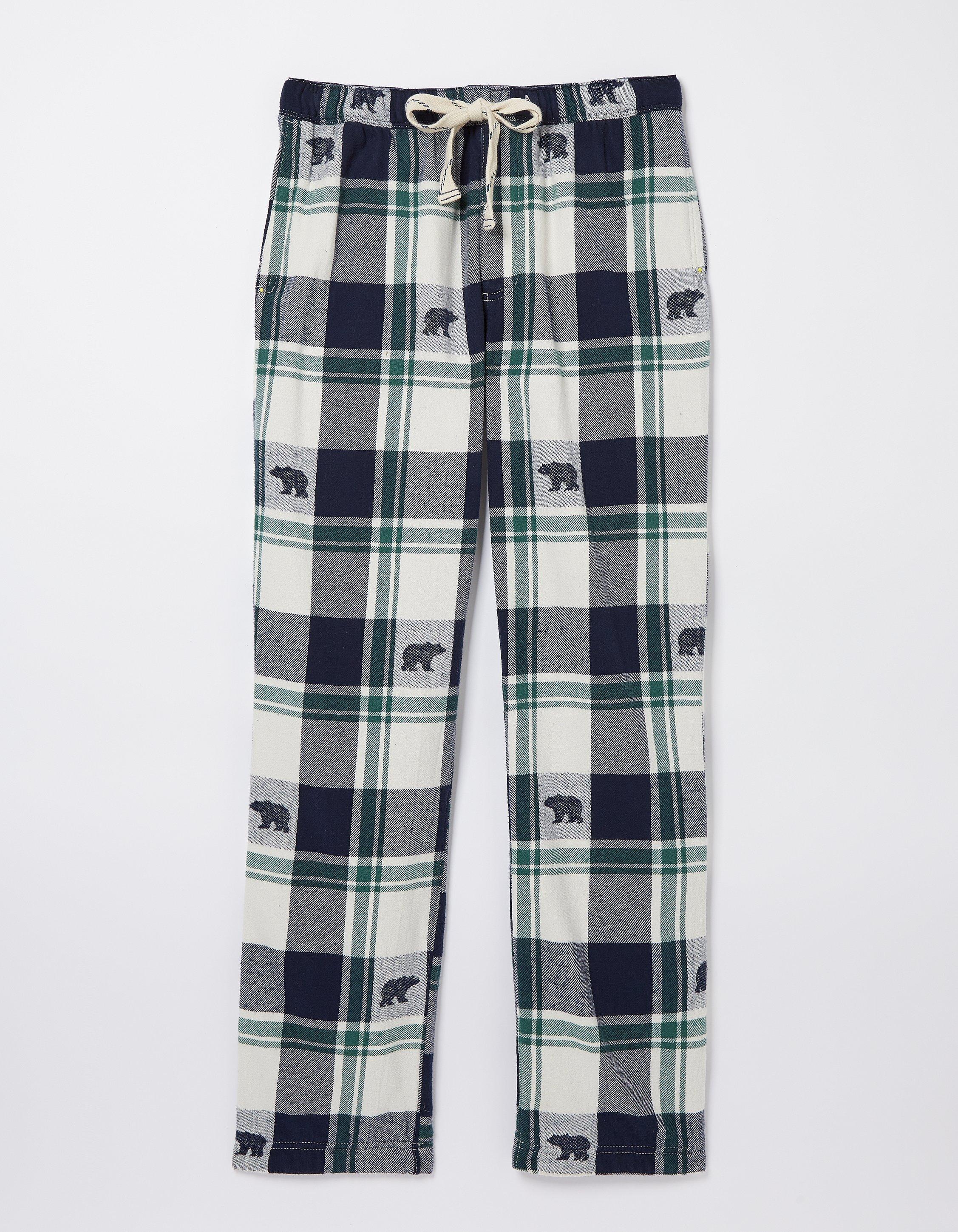 Bear Check Pyjama Trousers Nightwear Pyjamas FatFace