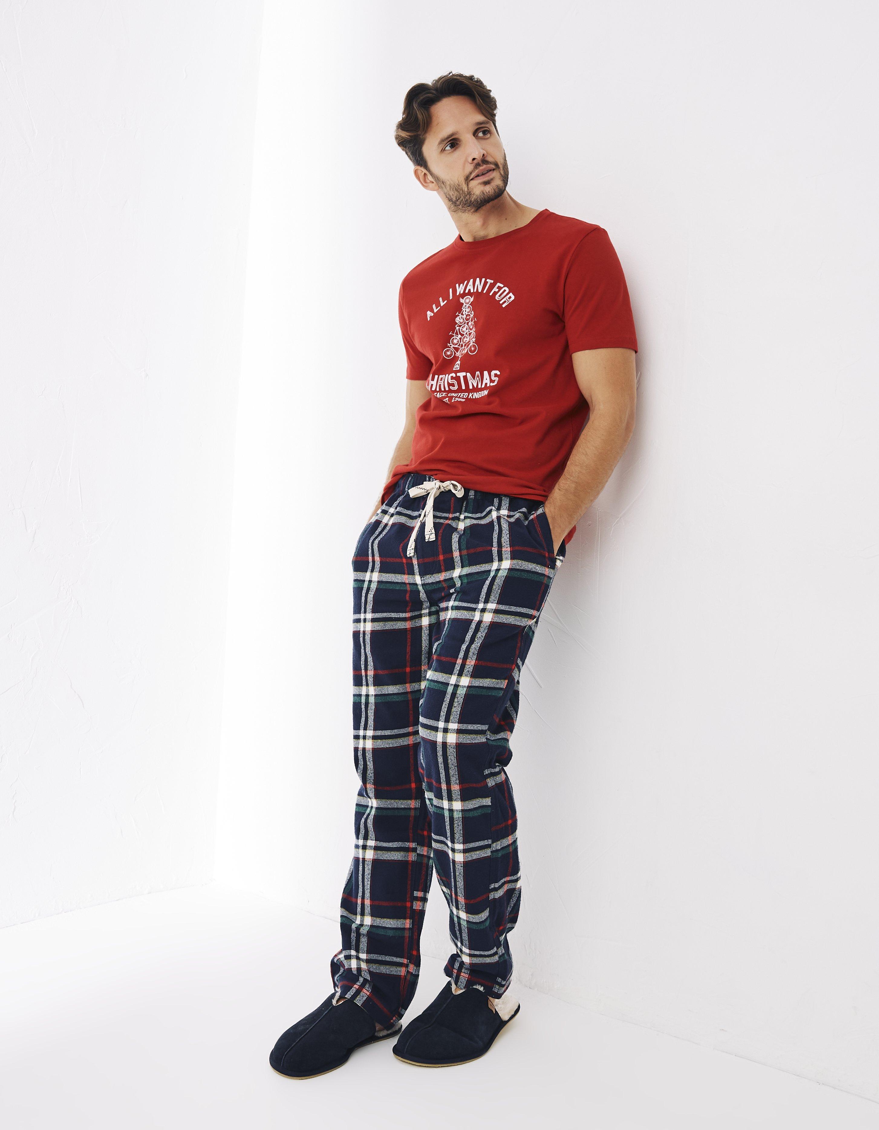 Hailes Check Pyjama Bottoms Nightwear Pyjamas FatFace