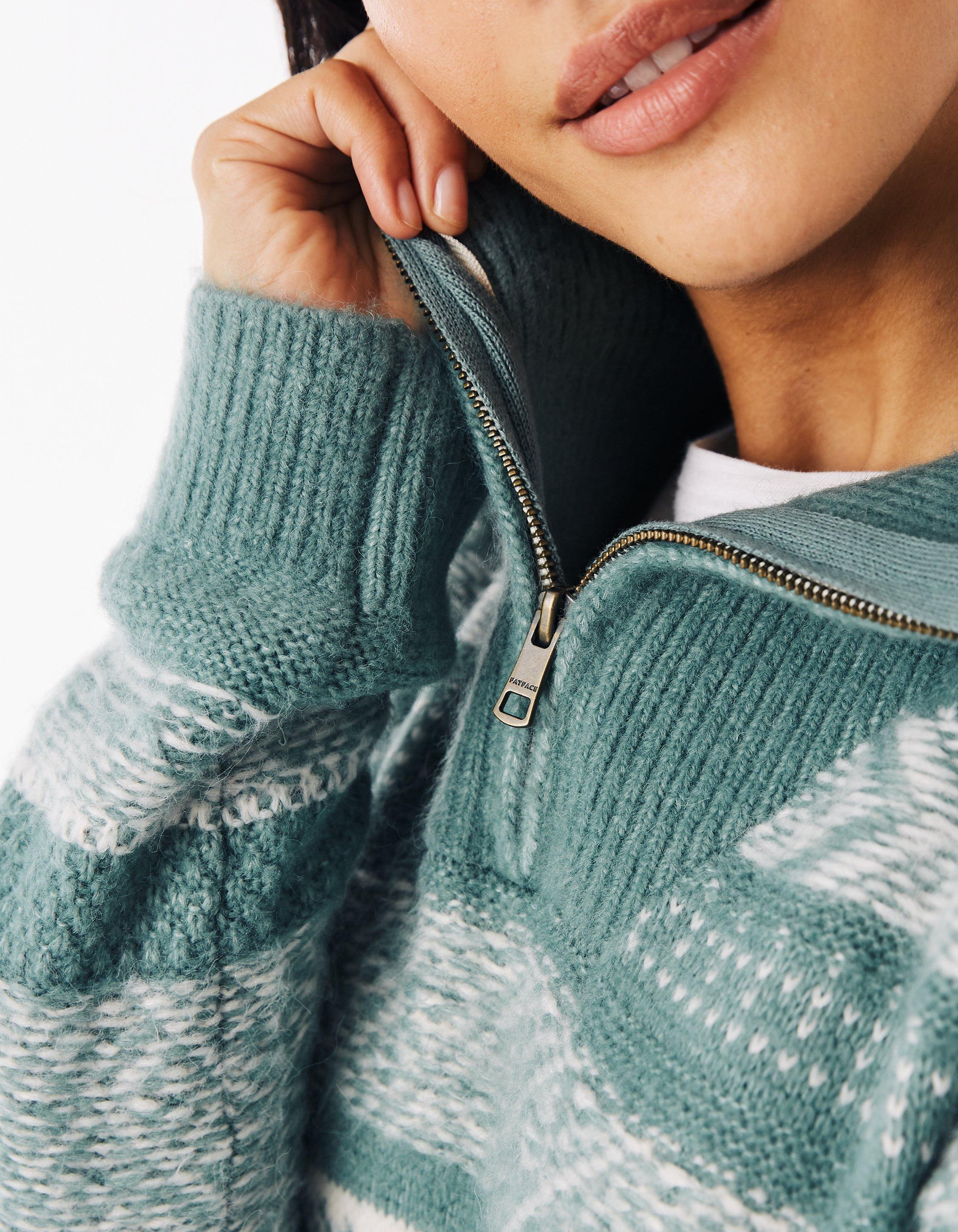 Heather Pattern Half Neck Jumper, Knitwear | FatFace.com