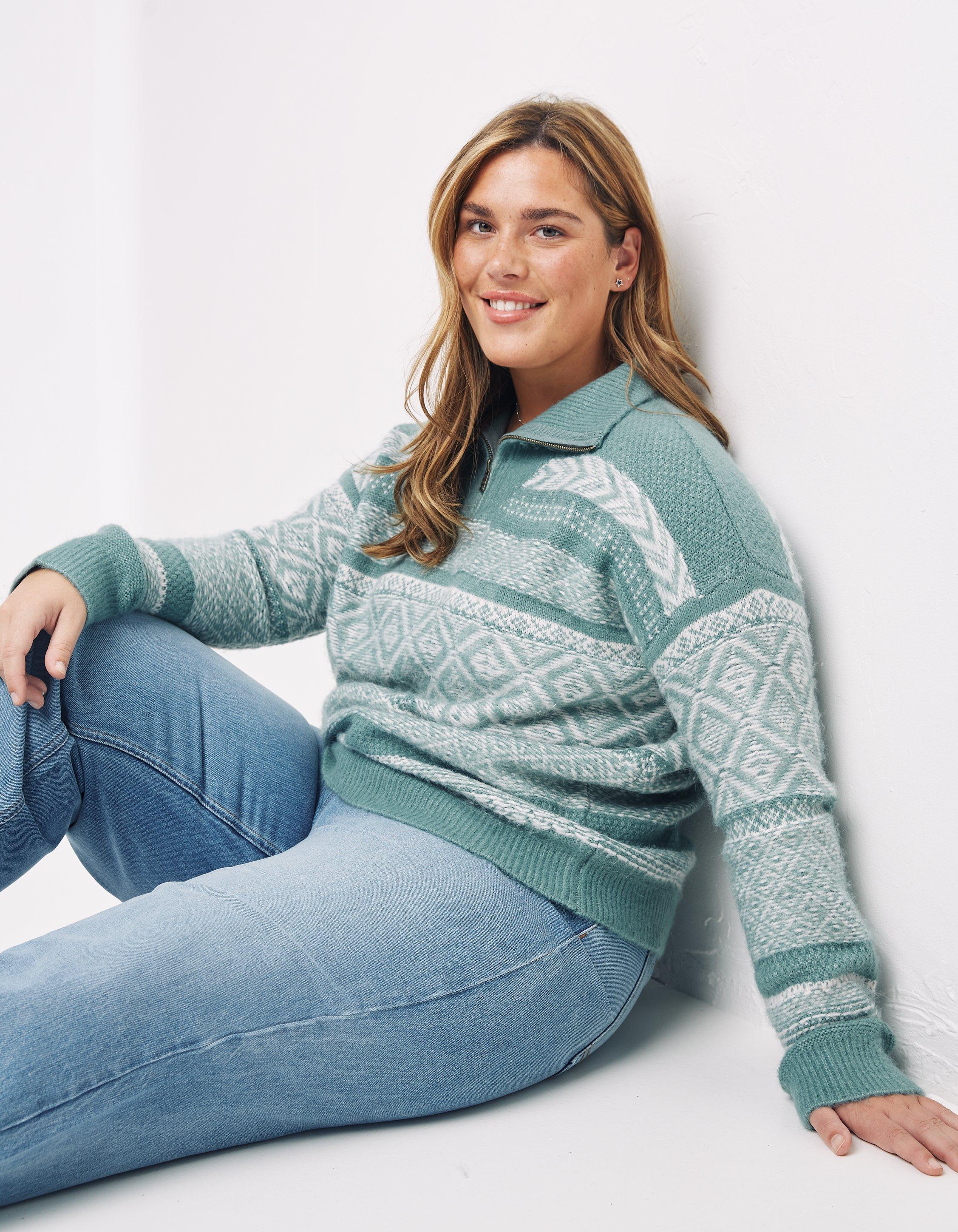 Heather half neck discount jumper