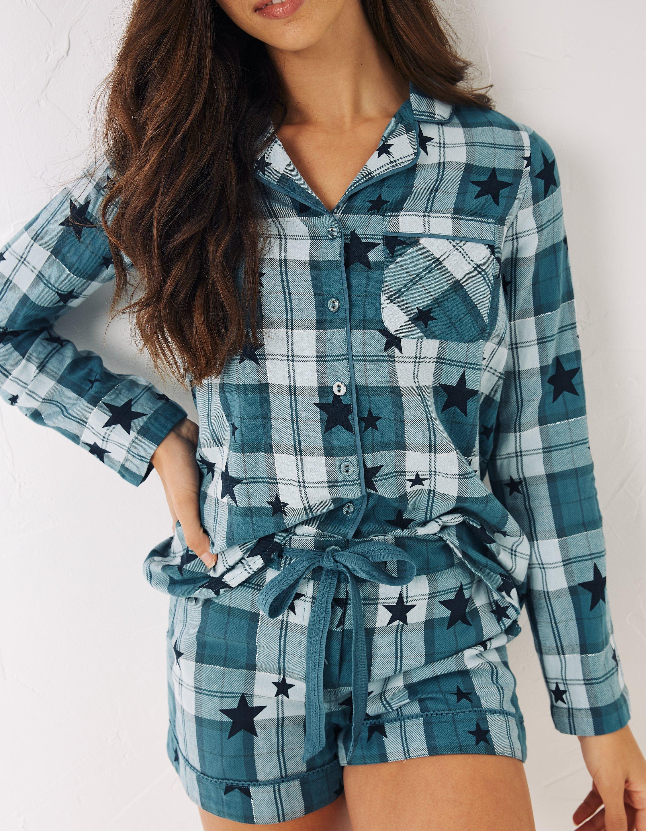 Checked best sale pyjama set