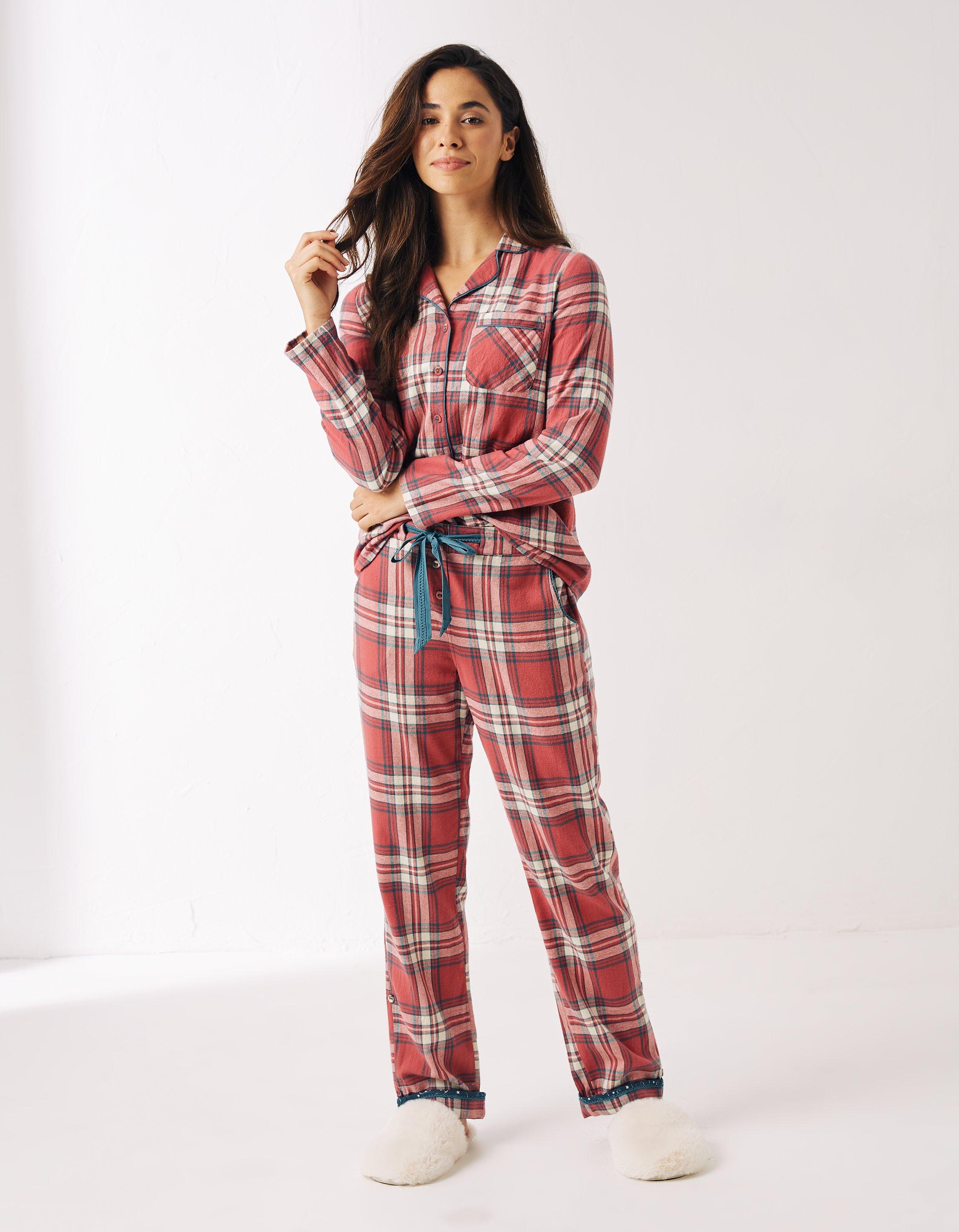 Ladies checked pyjama bottoms new arrivals