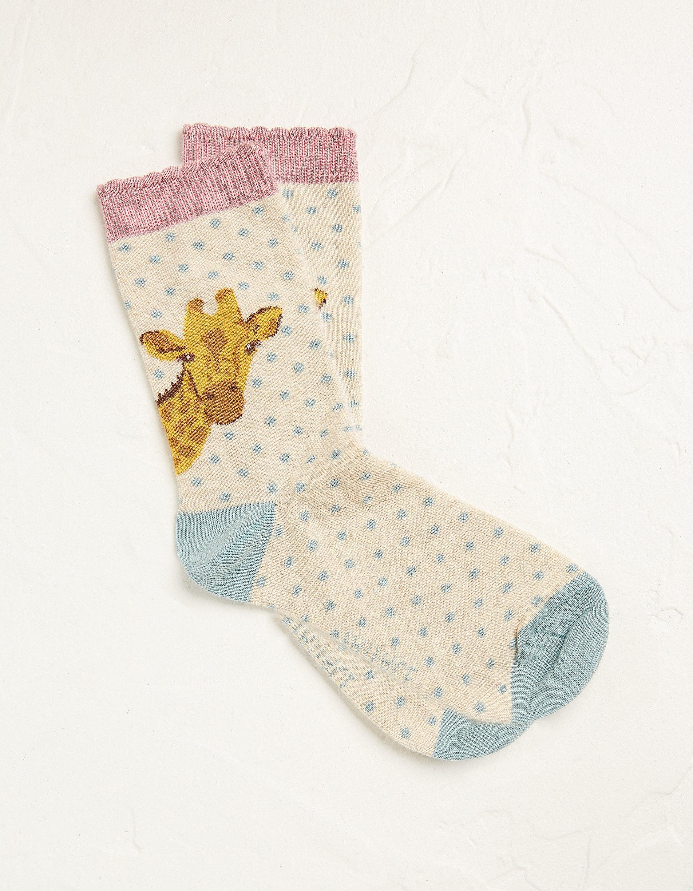 Giraffe socks on sale