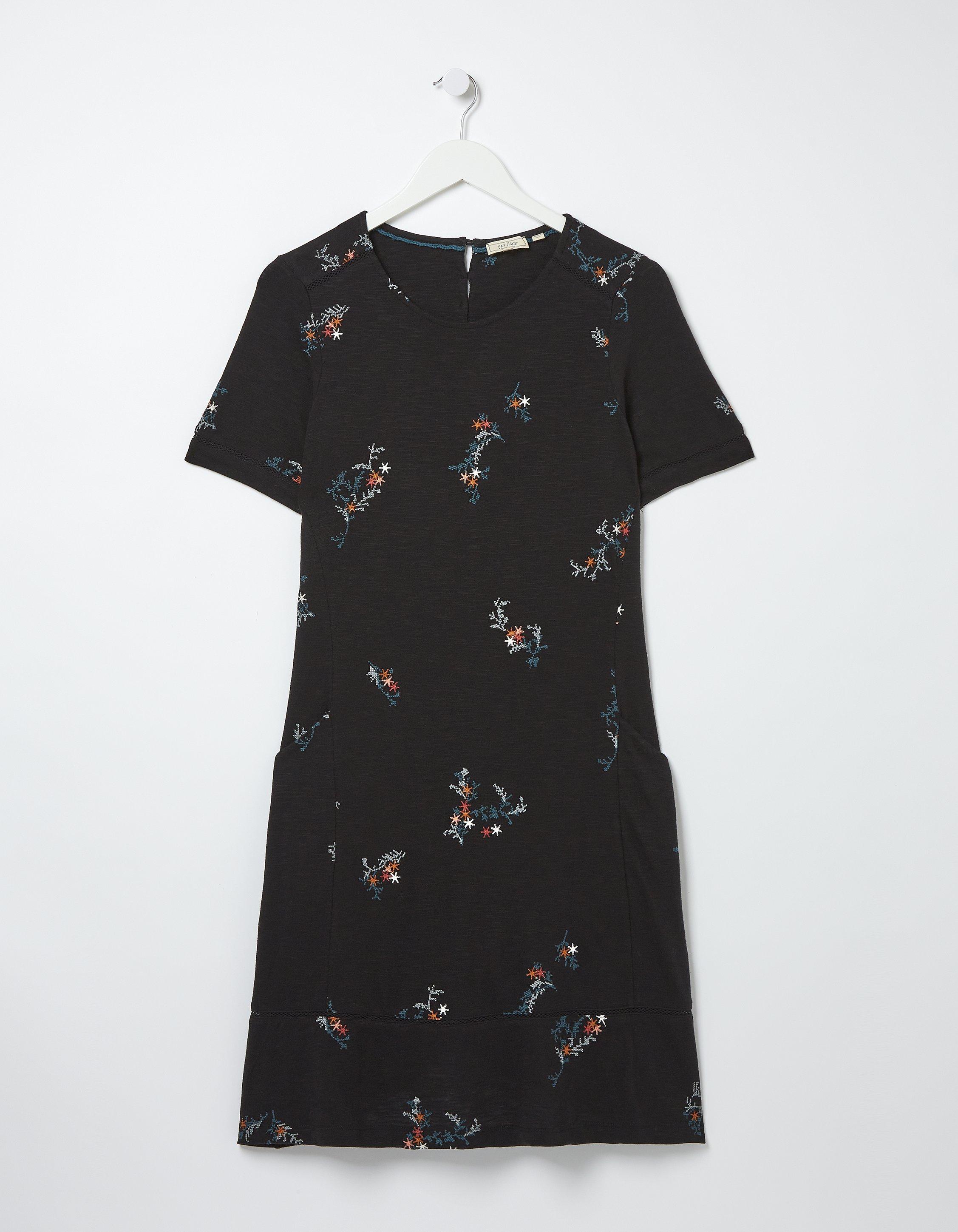 fat face embroidered dress