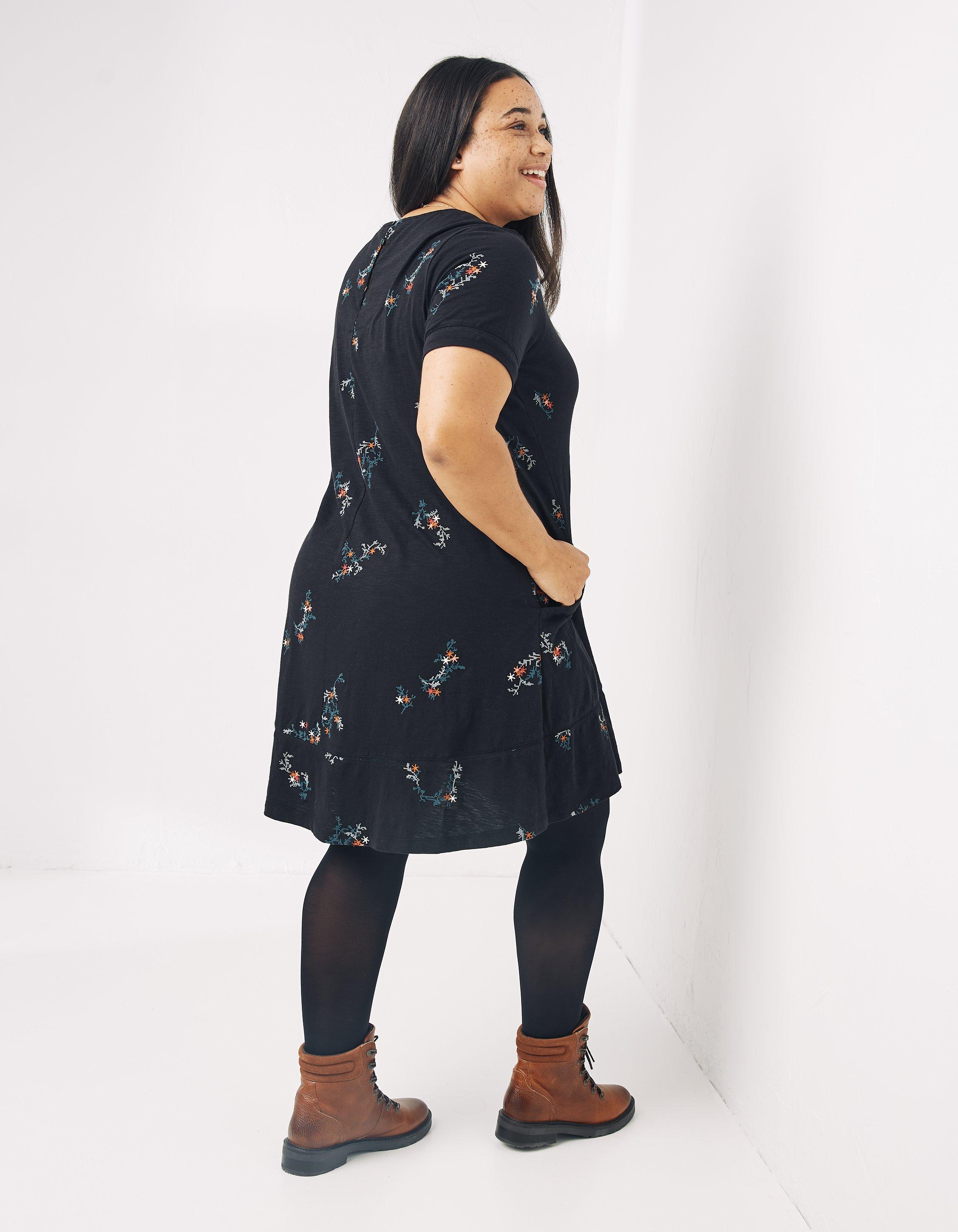 Fatface velvet simone store dress