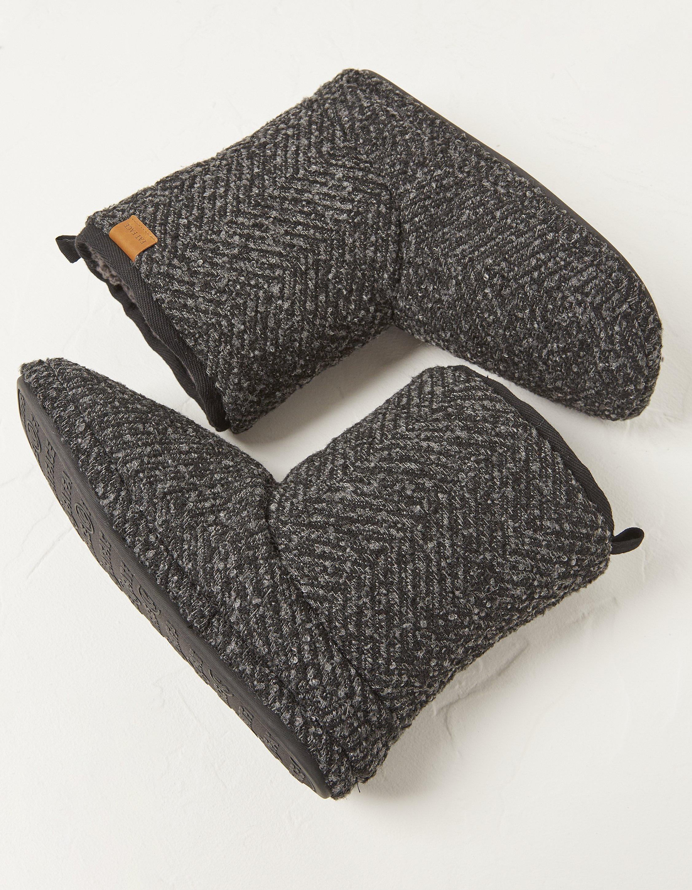 Mens wool slipper outlet boots