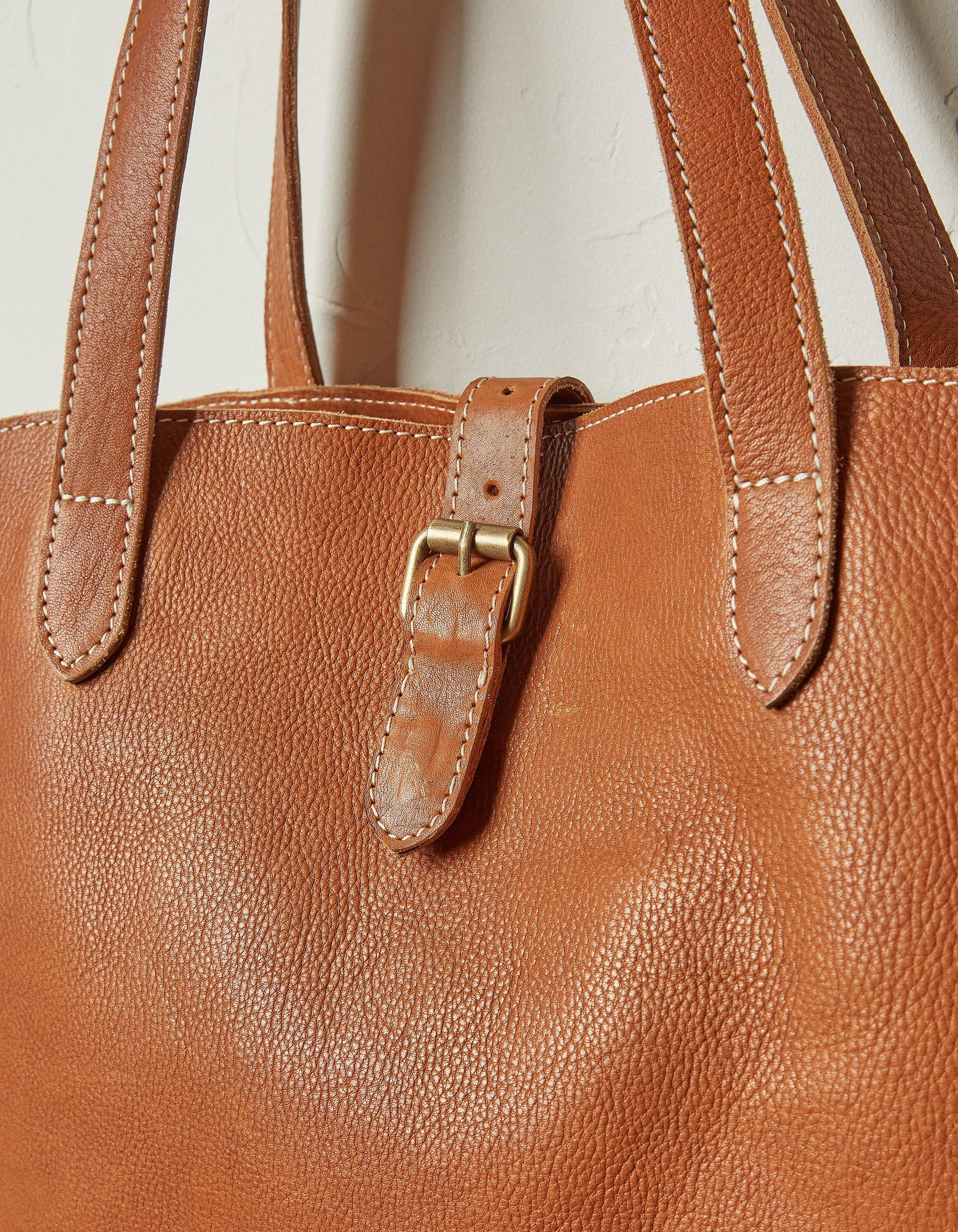 Tan cheap leather handbag