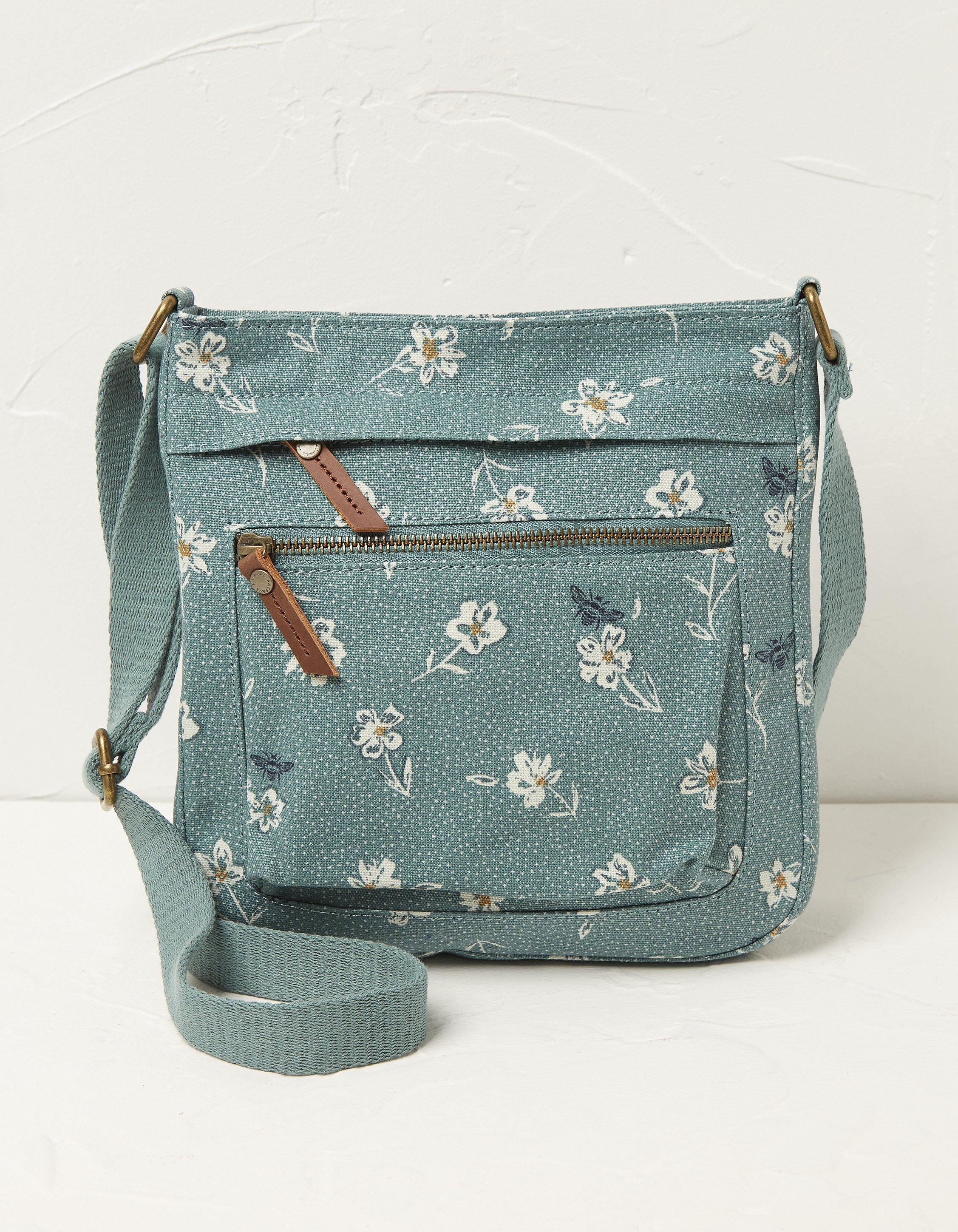 Floral Bee Mini Crossbody Bag