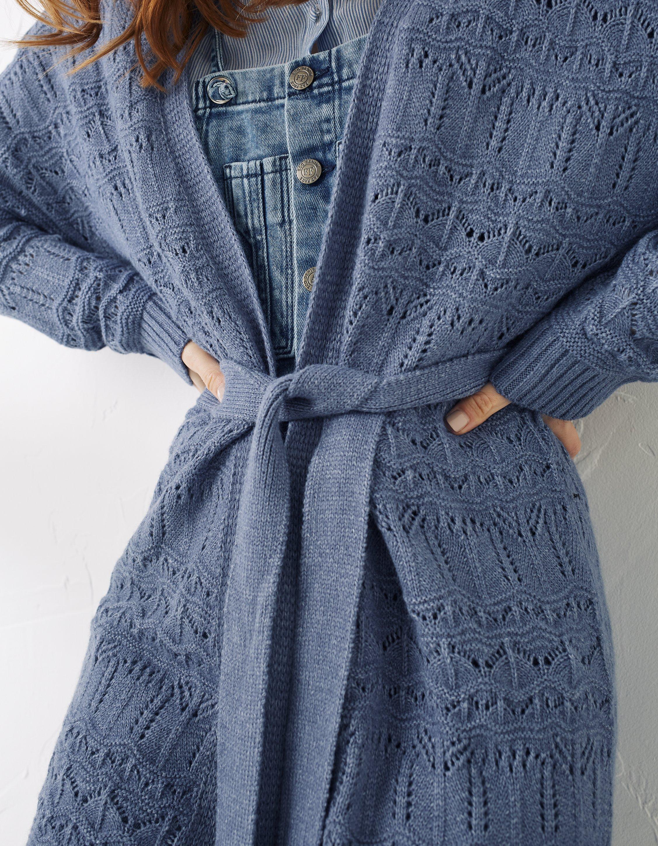 fat face wrap cardigan