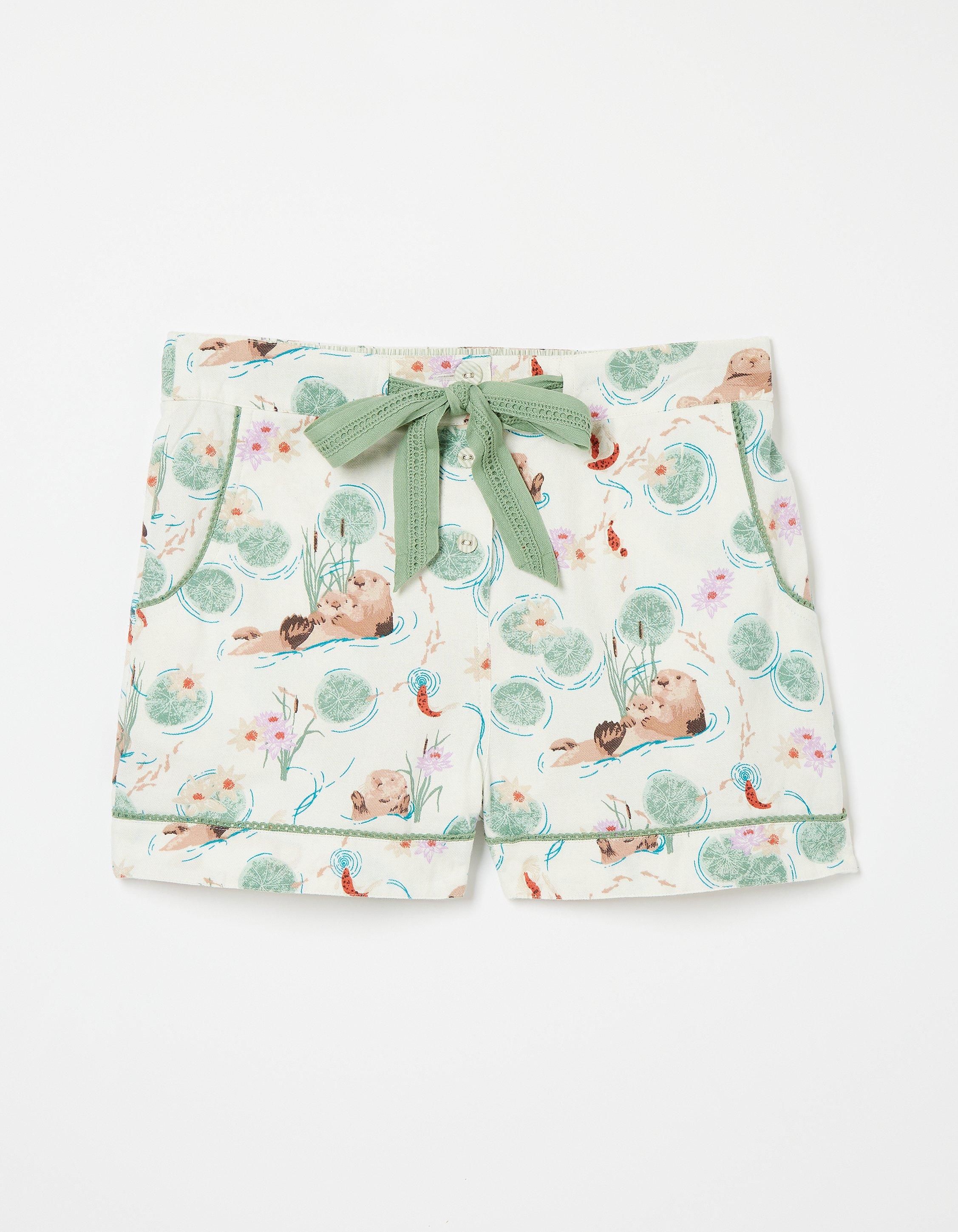 Jenny Otter Lily Pad Pajama Shorts, Nightwear & Pajamas