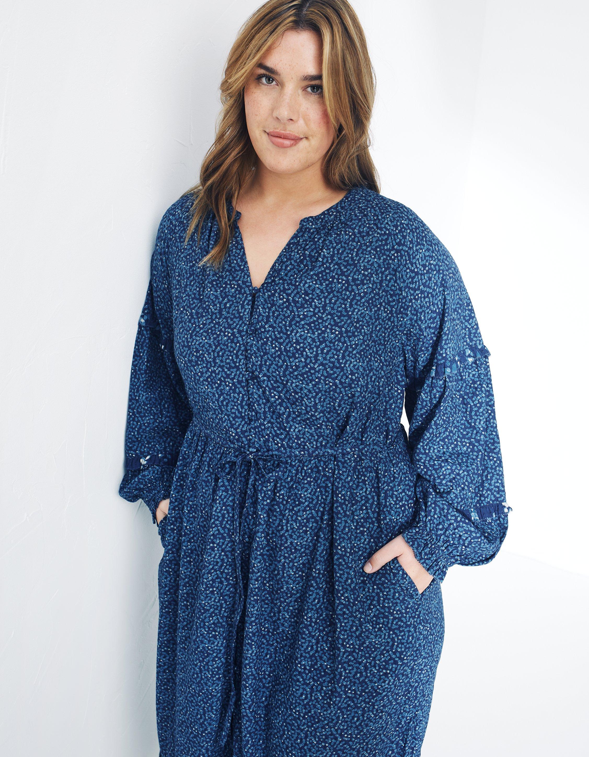 Fat face store cora denim dress