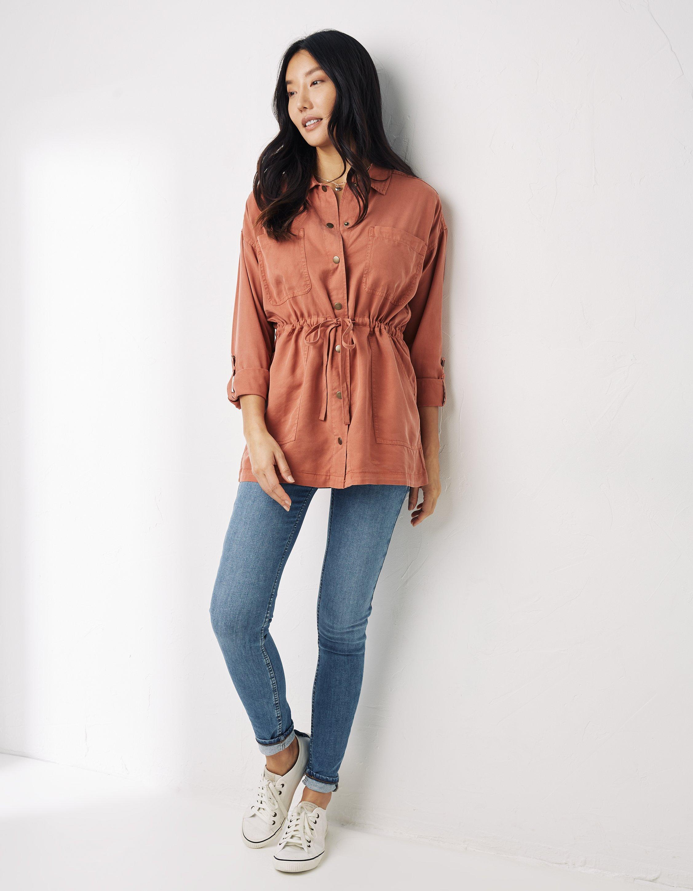 Lena Tencel Utility Jacket