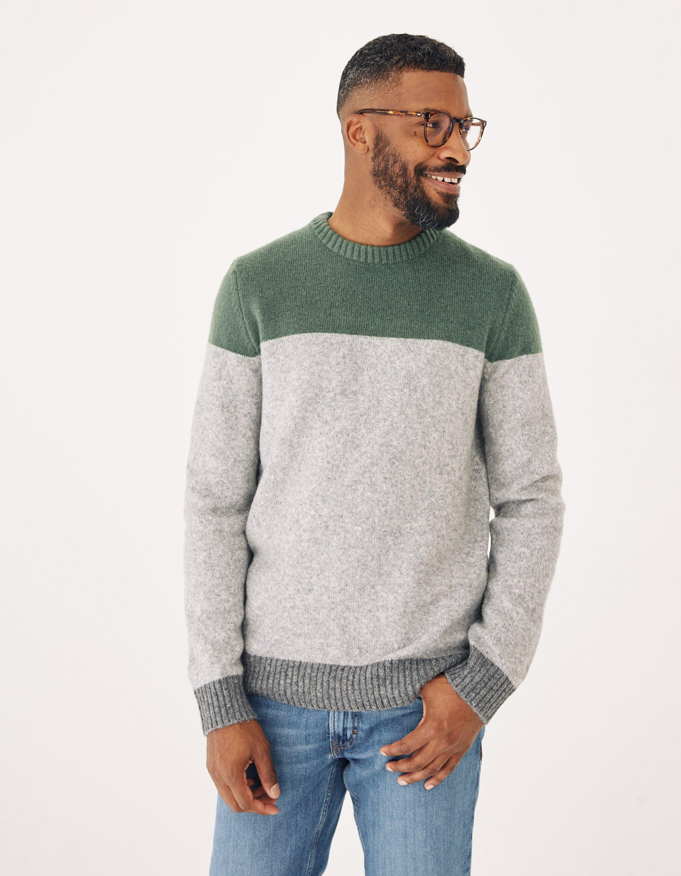 Colour Block Crew Jumper