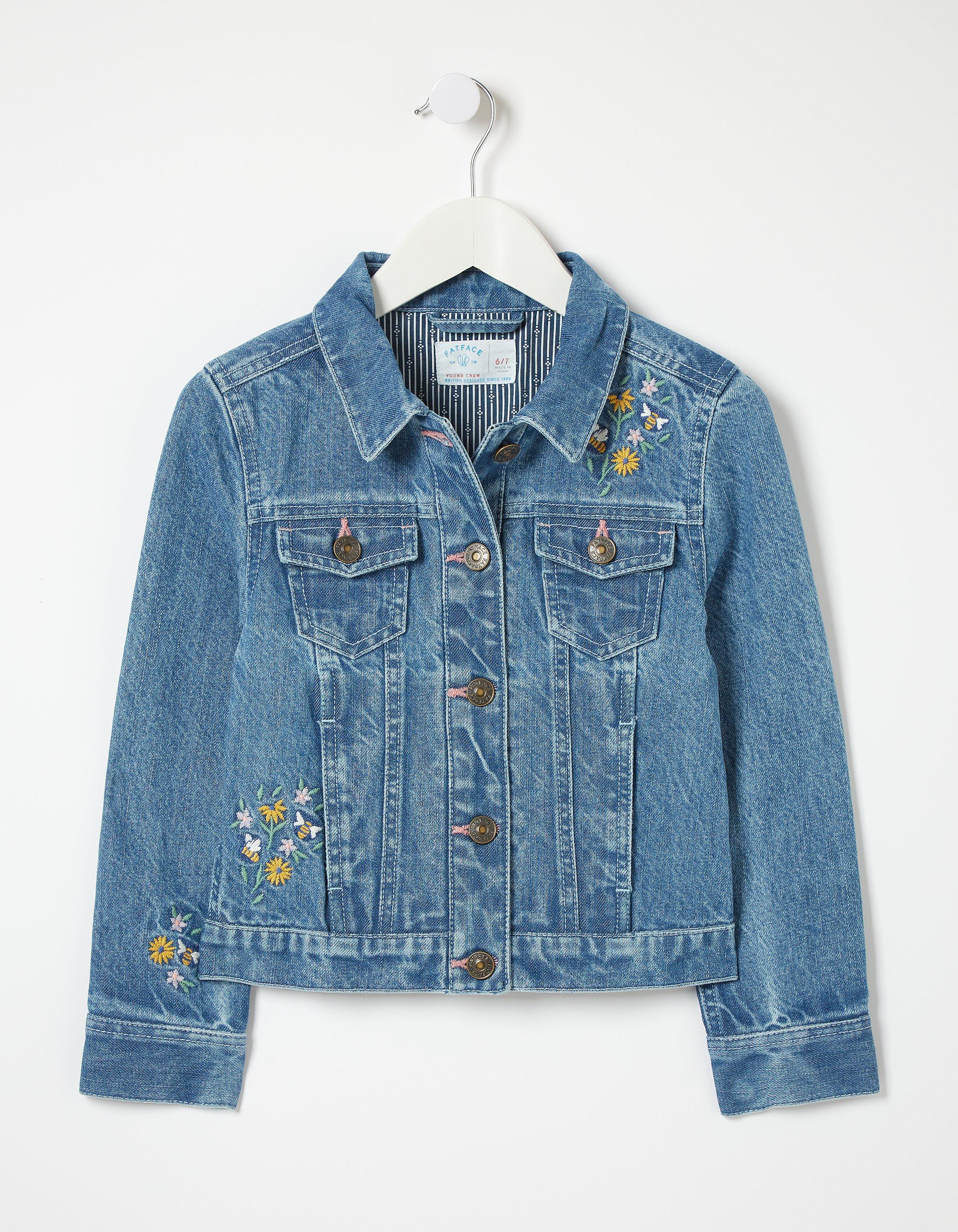 Embroidered Denim Jacket 