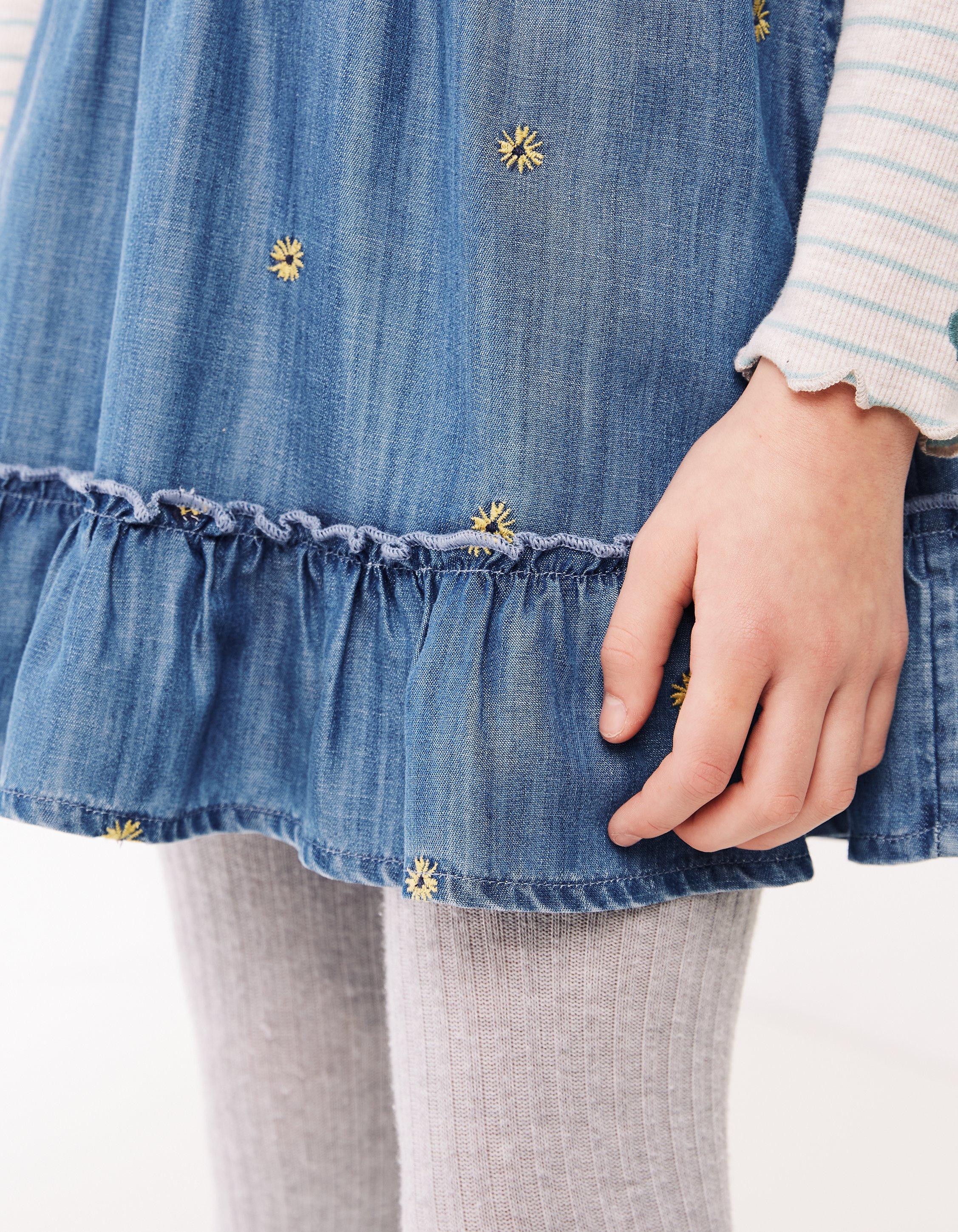 Sunflower Chambray Skirt