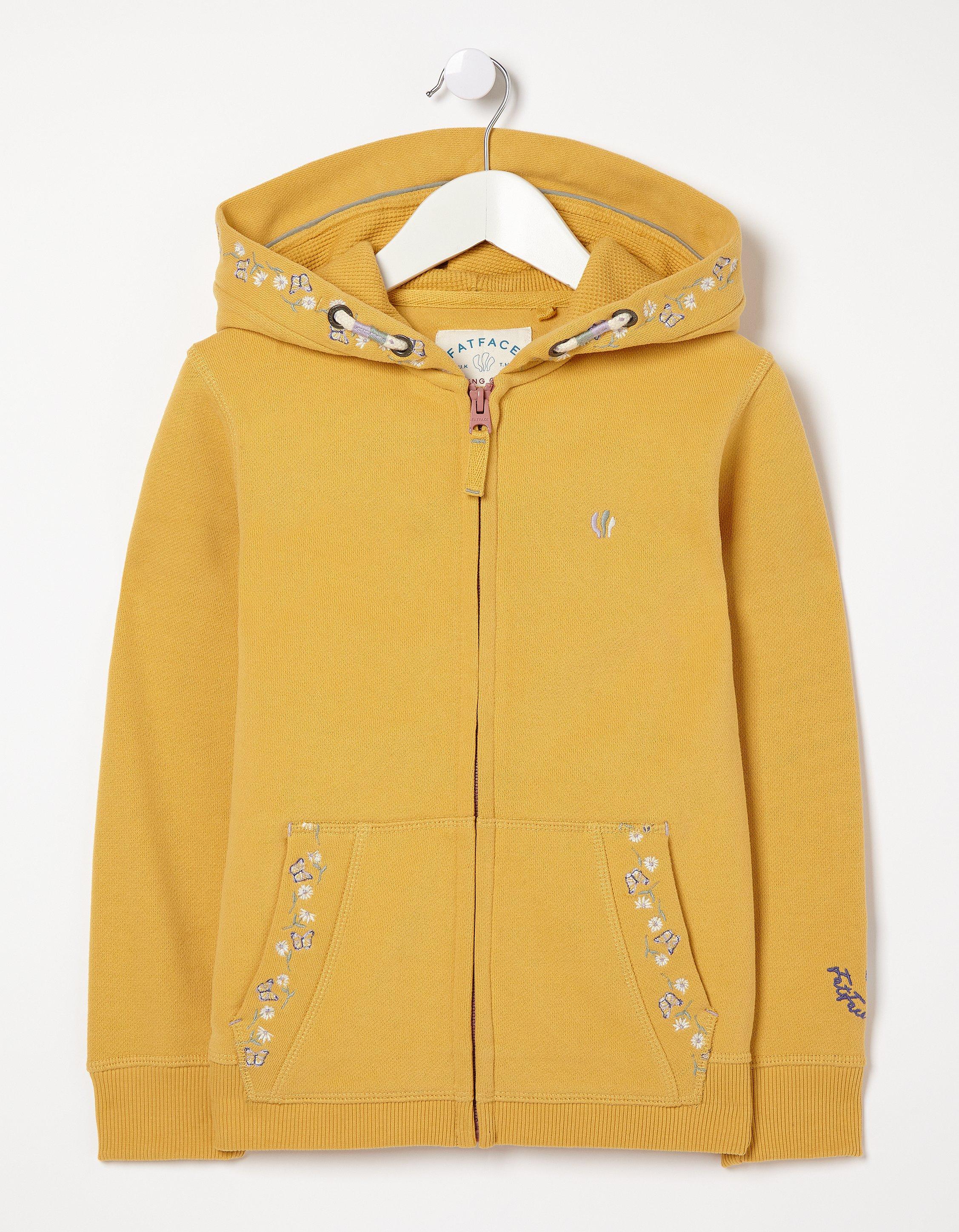 H and discount m yellow hoodie