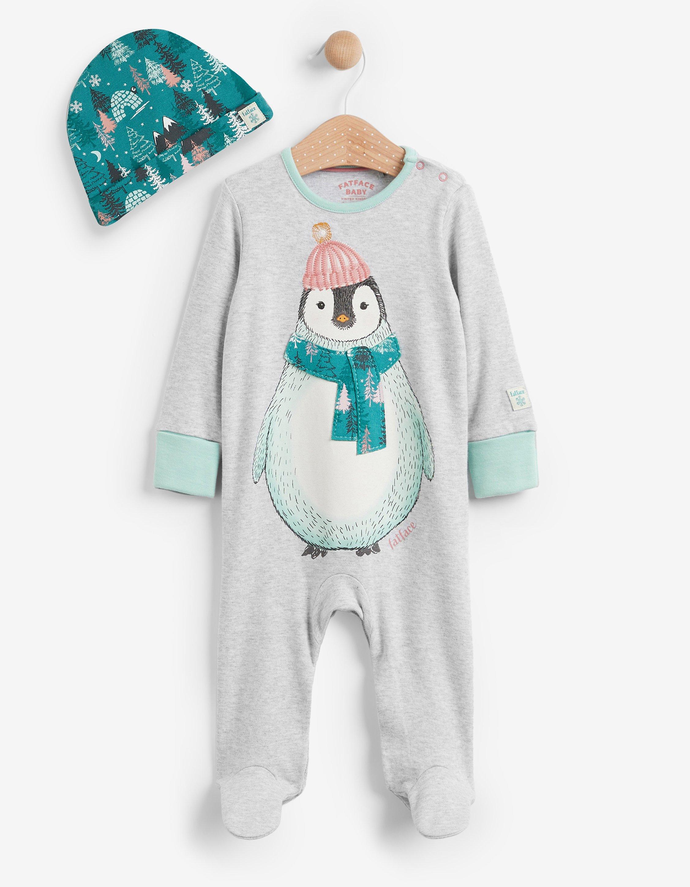 Penguin sleepsuit hot sale