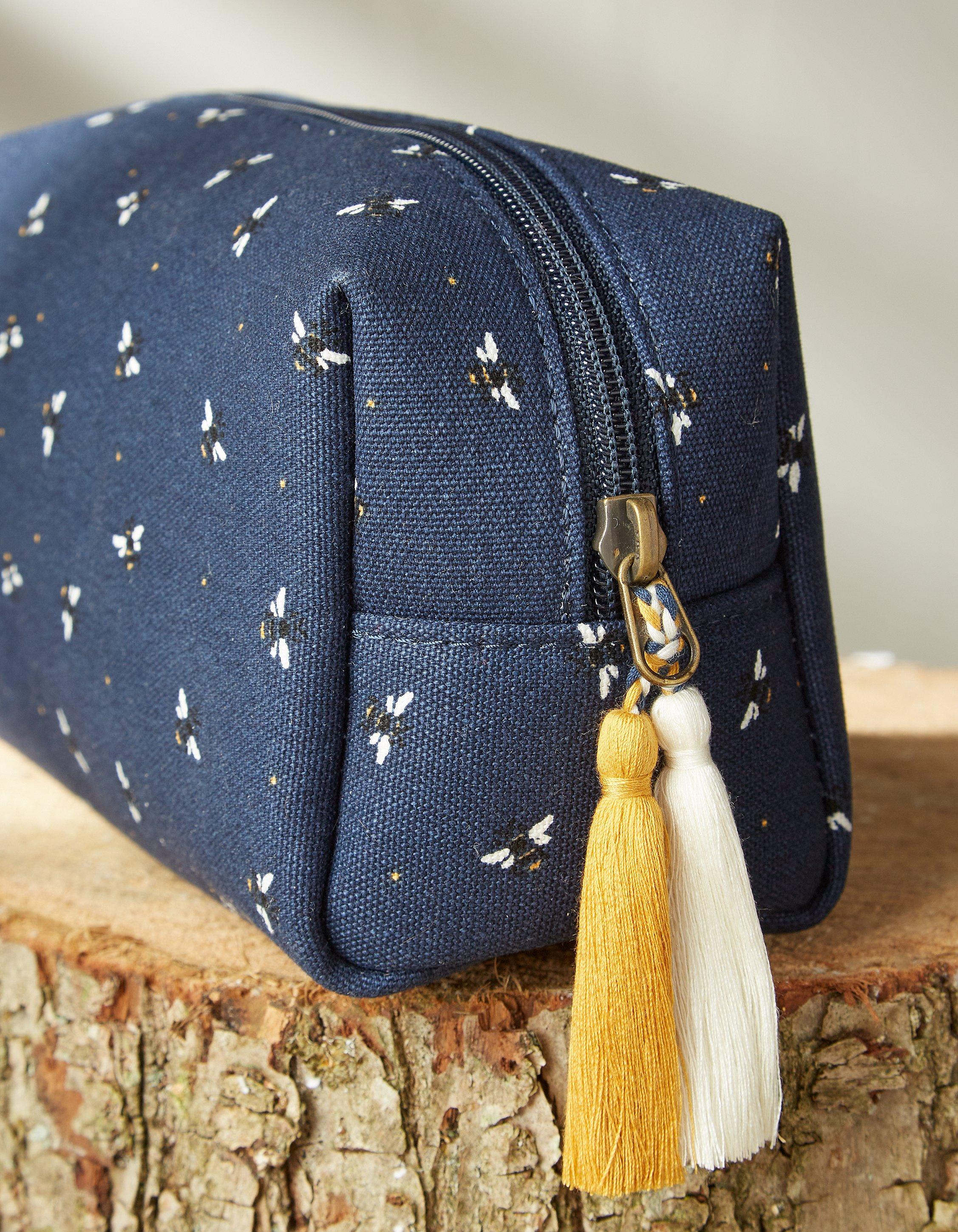 Wash Bag Navy/Gold