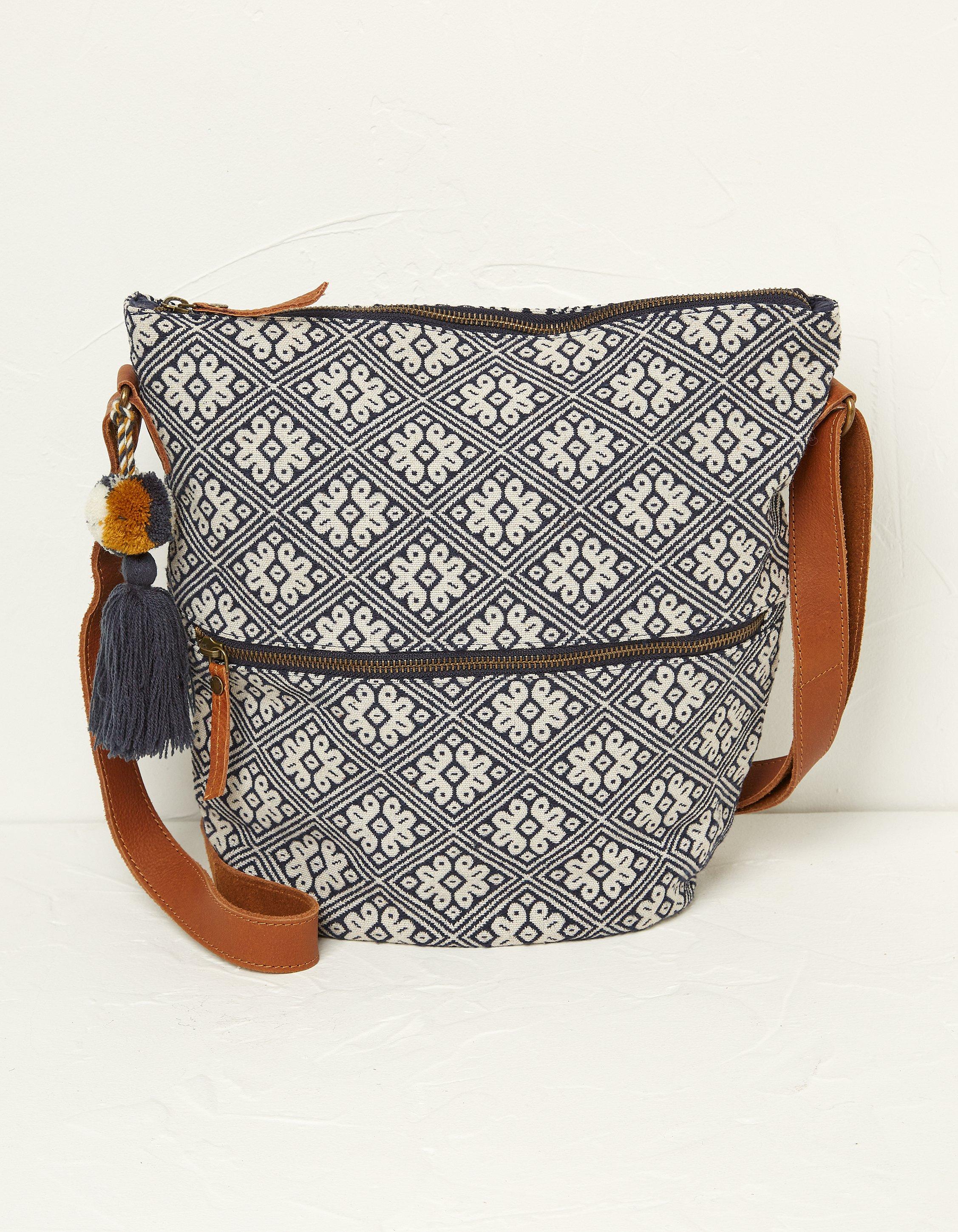 Woven Geo Tia Cross Body