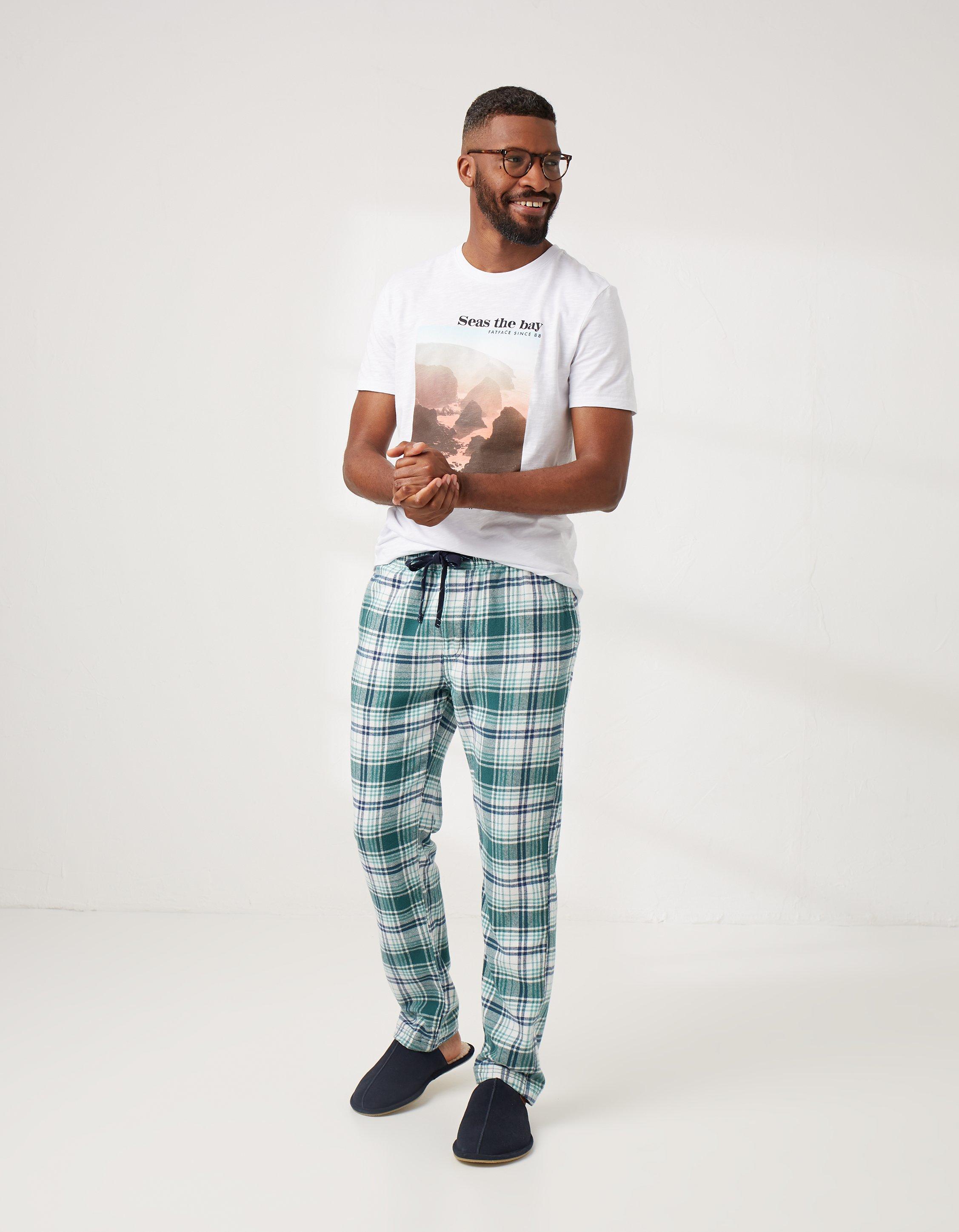 Mens checkered pyjama bottoms new arrivals