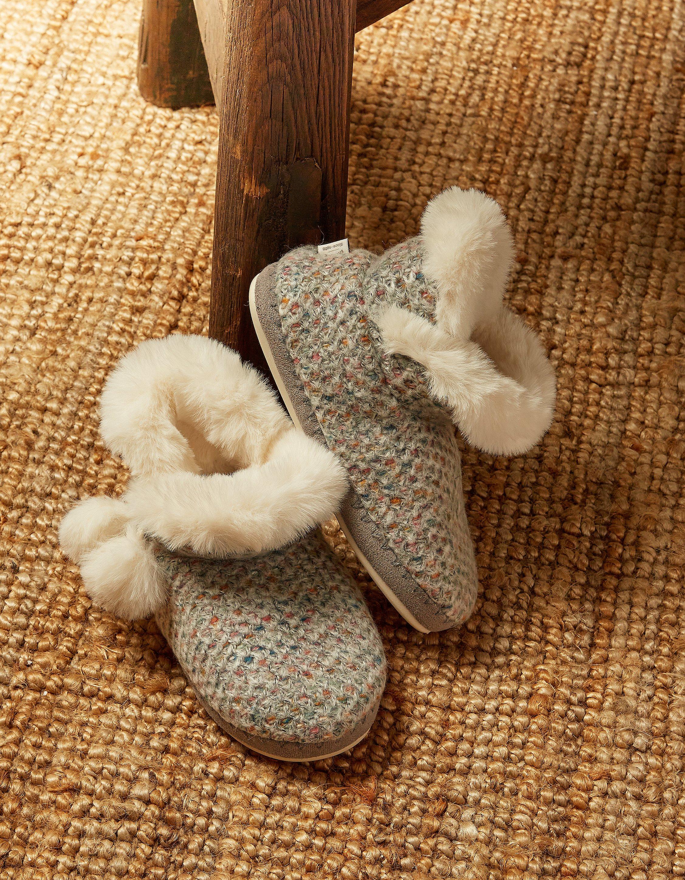 Felicity Knit Slipper Boots Slippers FatFace