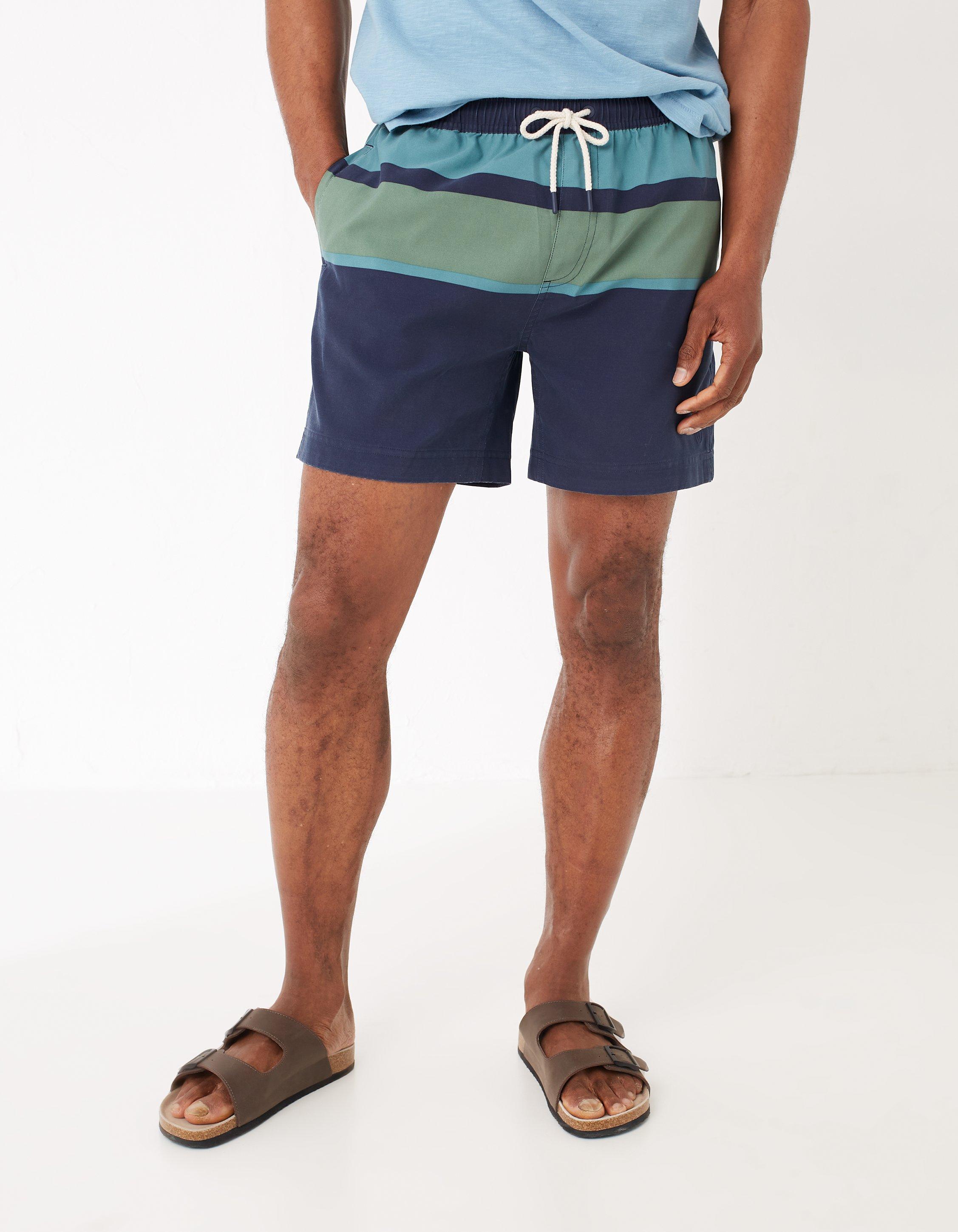 Color block cheap swim trunks