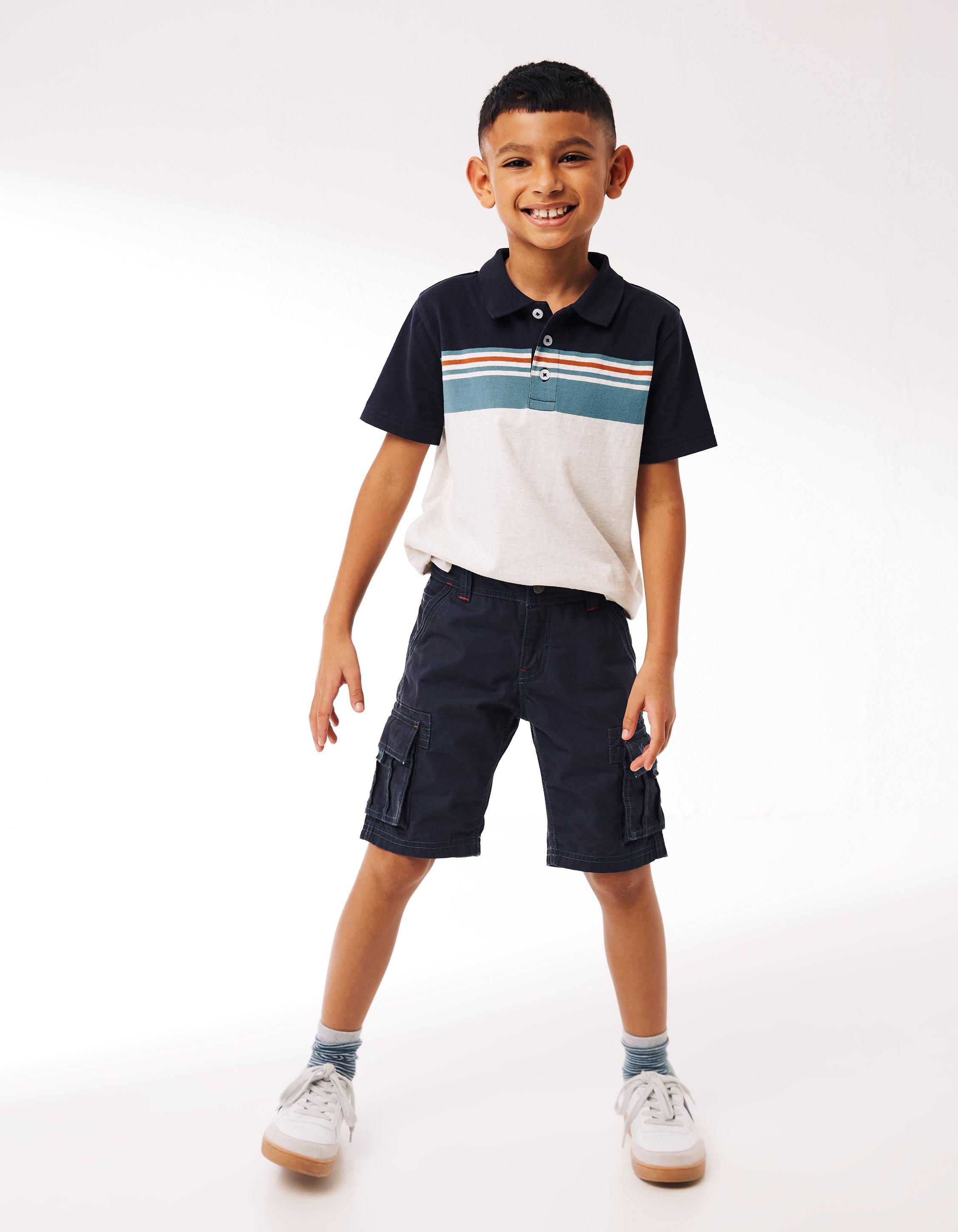 Pull-On Kids Camo Cargo Shorts