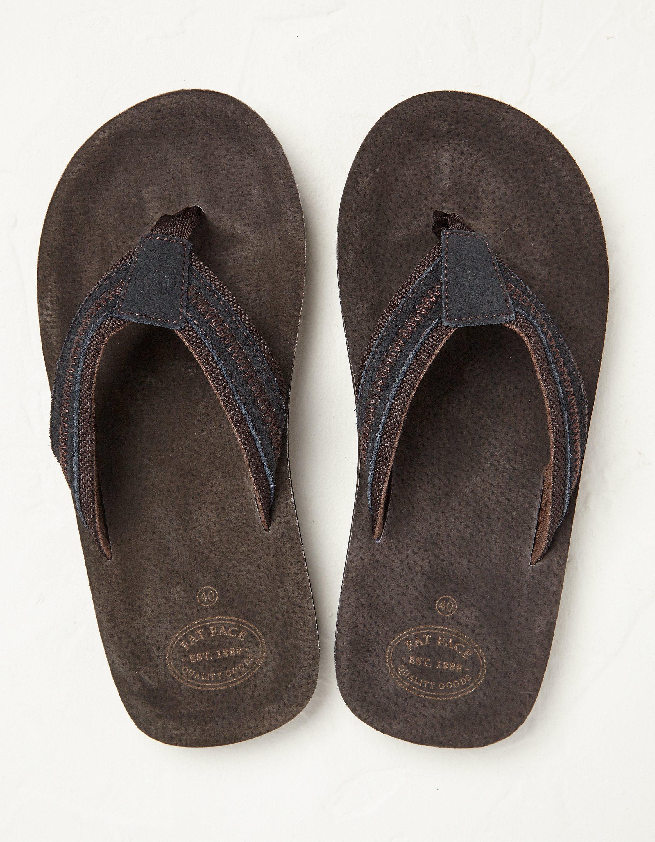 Burcott Suede Flip Flops