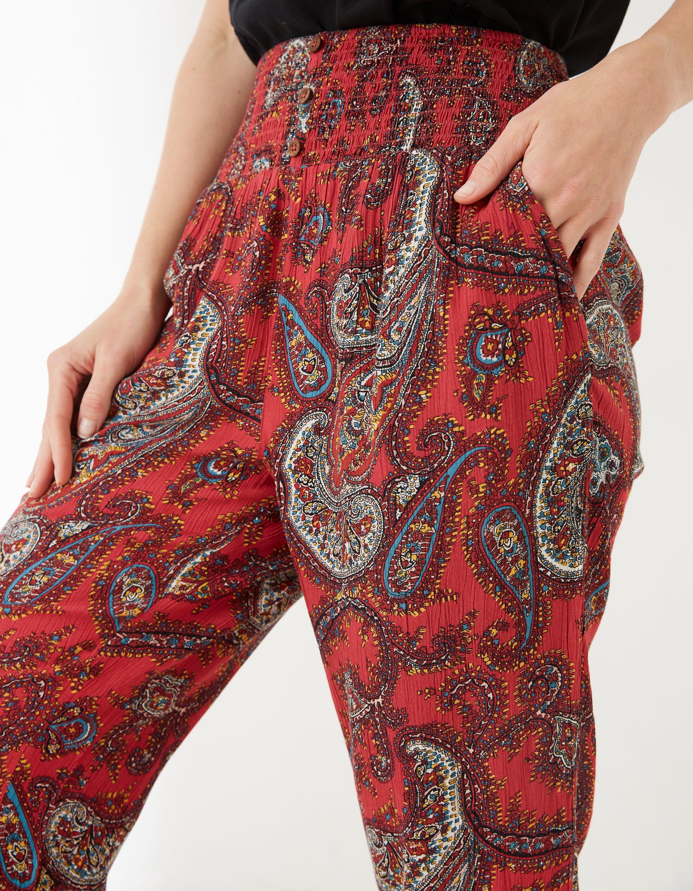 Sunkissed Paisley Trousers, Trousers & Leggings