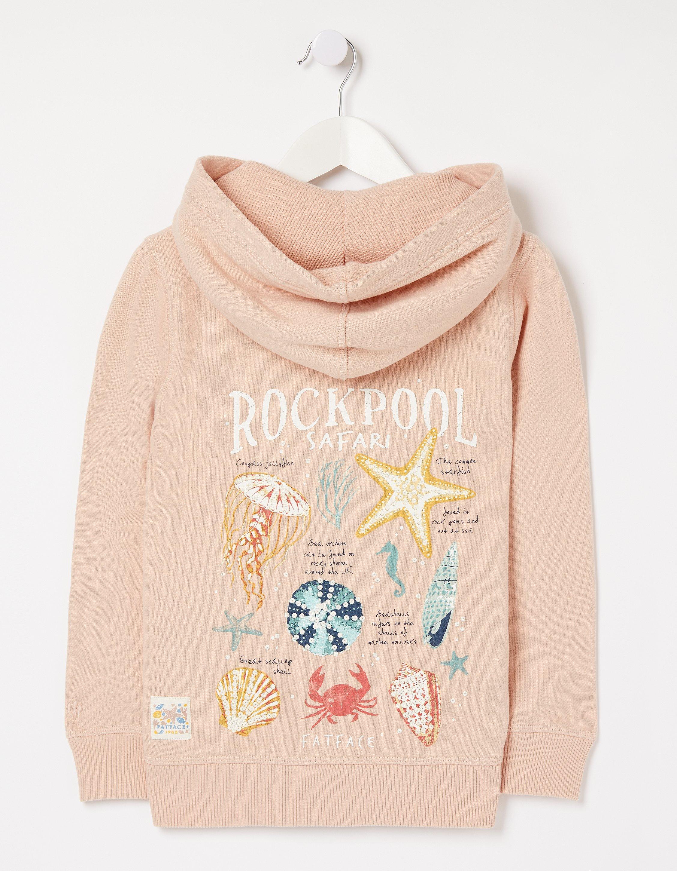 Rockpool Graphic Zip Through Hoodie