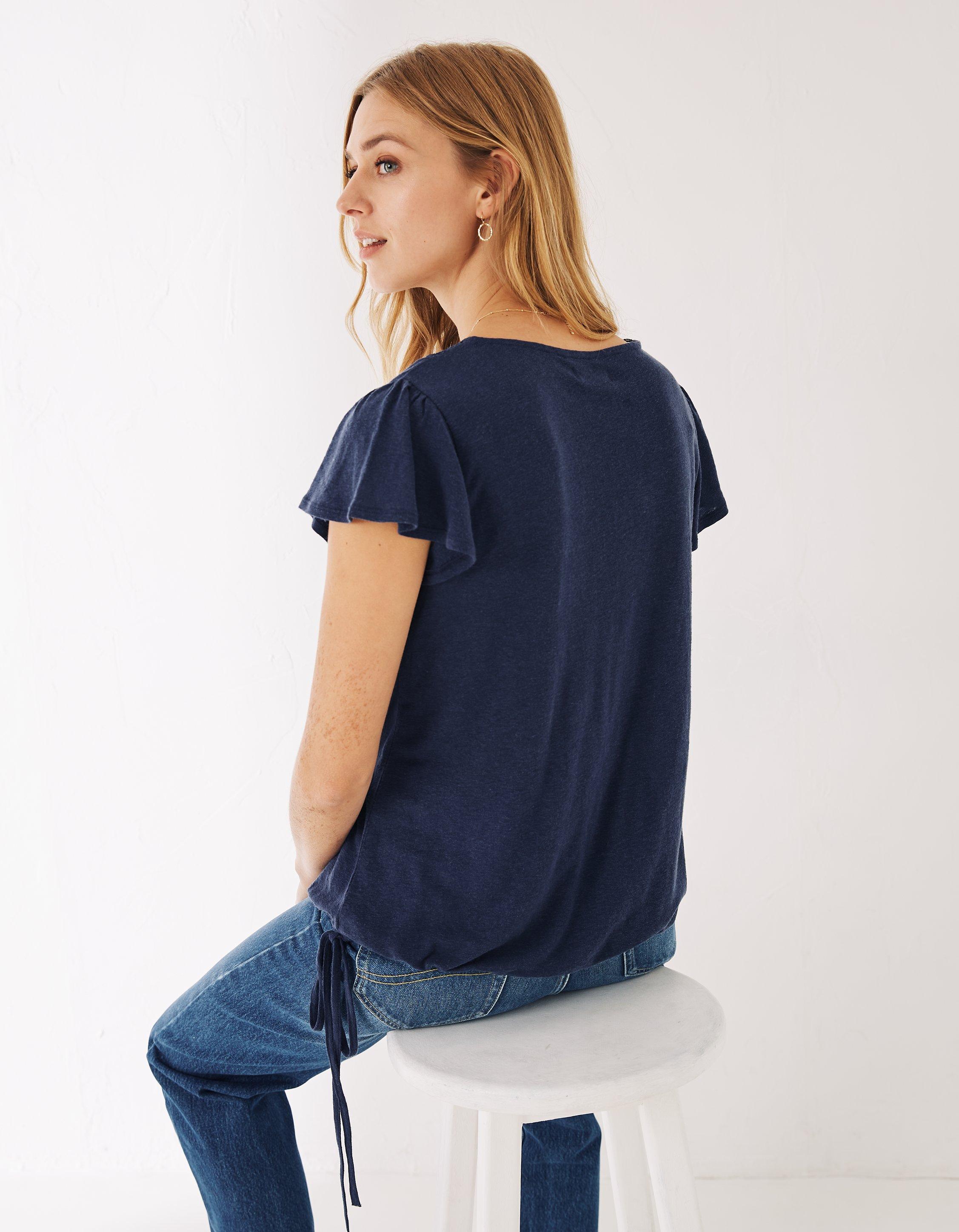 fatface layla linen tee